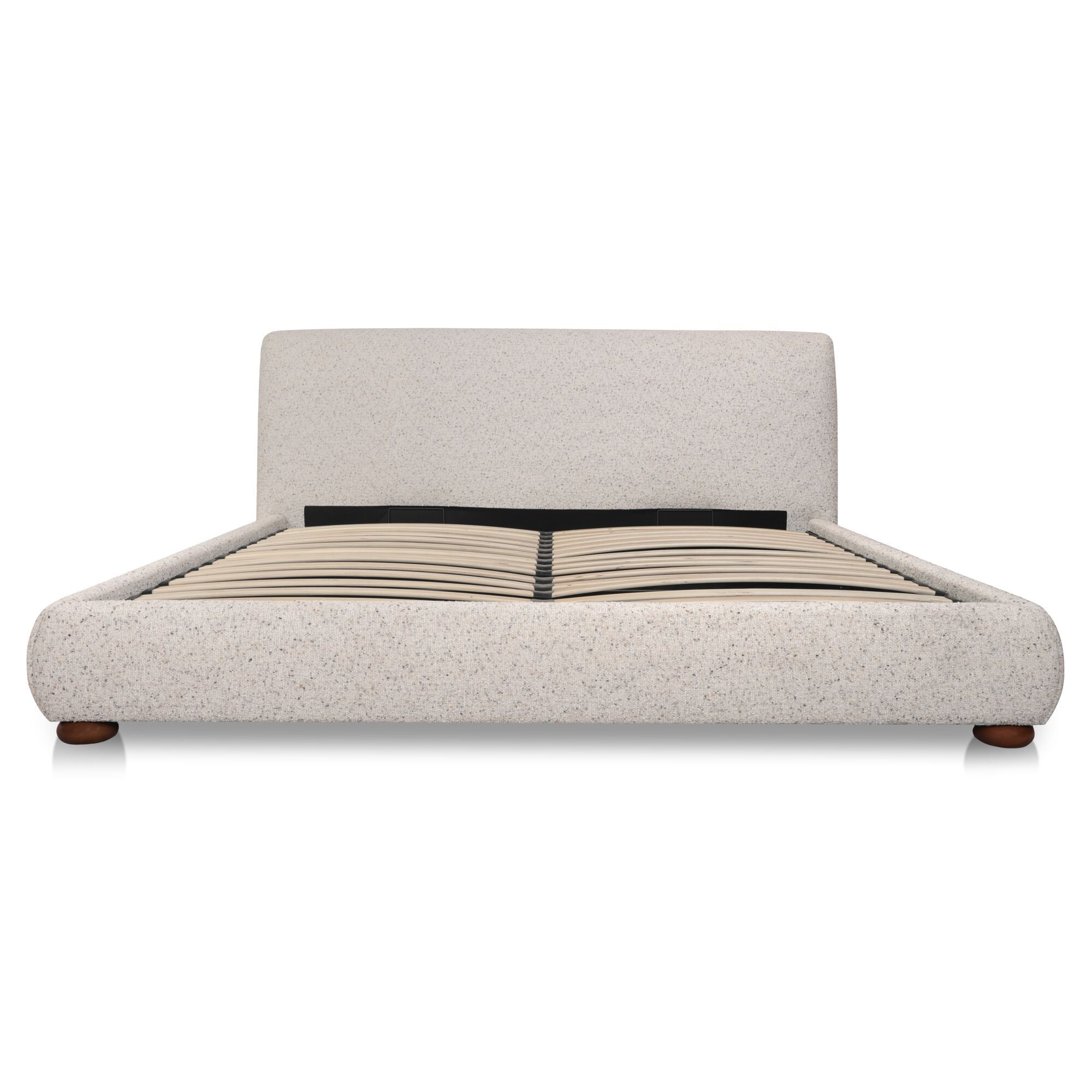 Beau - King Storage Bed - Speckled Light Gray - Image 2