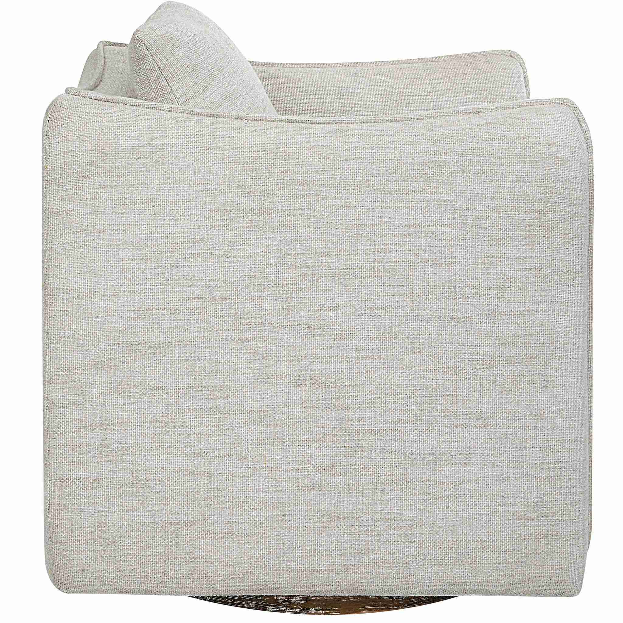 Corben - Swivel Armchair - Silver - Image 2