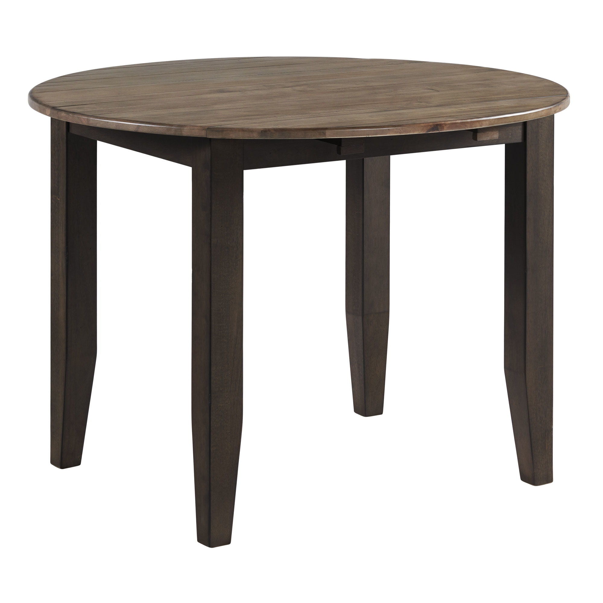 Beacon – Round Drop Leaf – Charcoal / Walnut