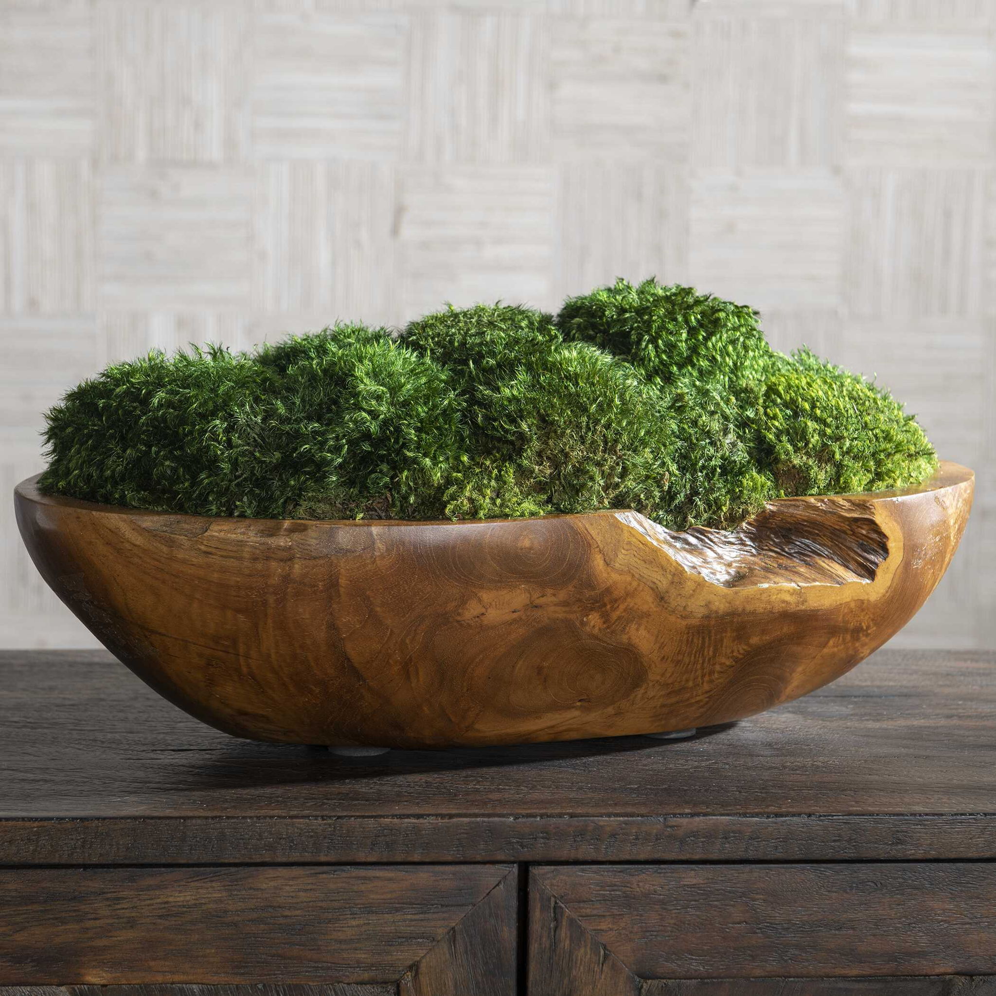 Kinsale - Moss Centerpiece - Light Brown - Image 3