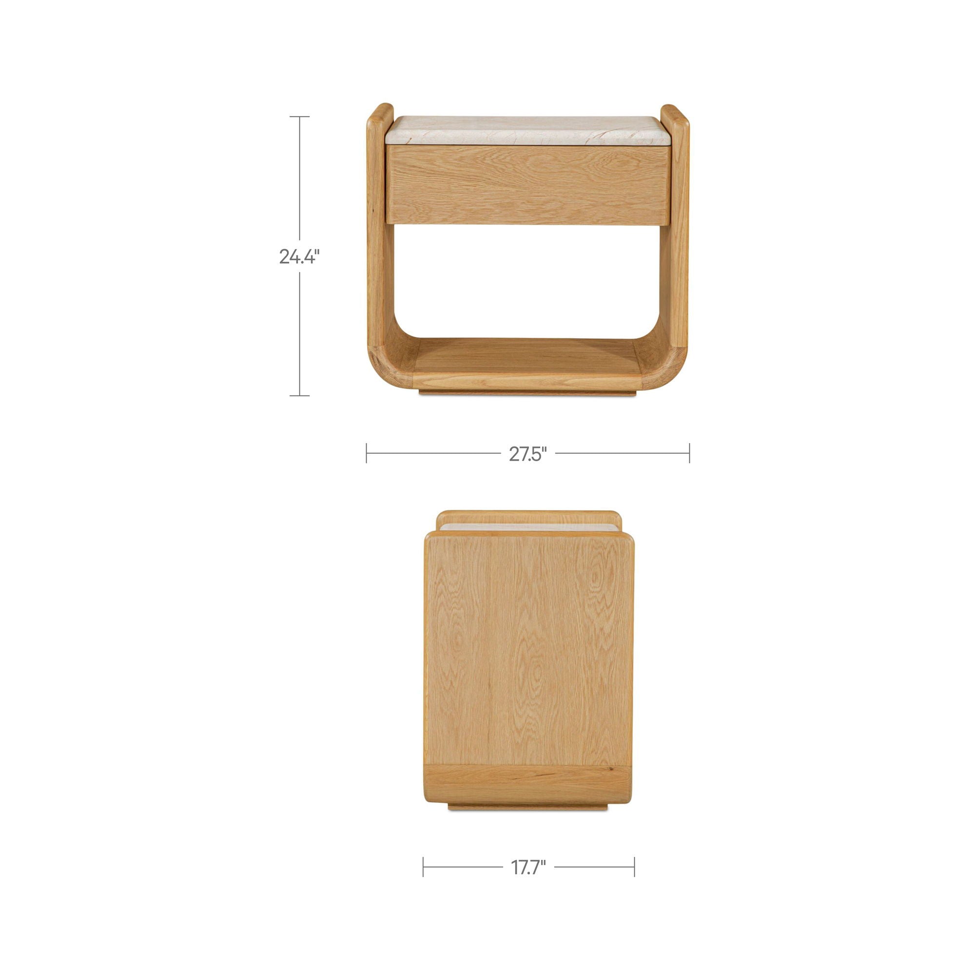 Enns - Nightstand - Natural - Image 2