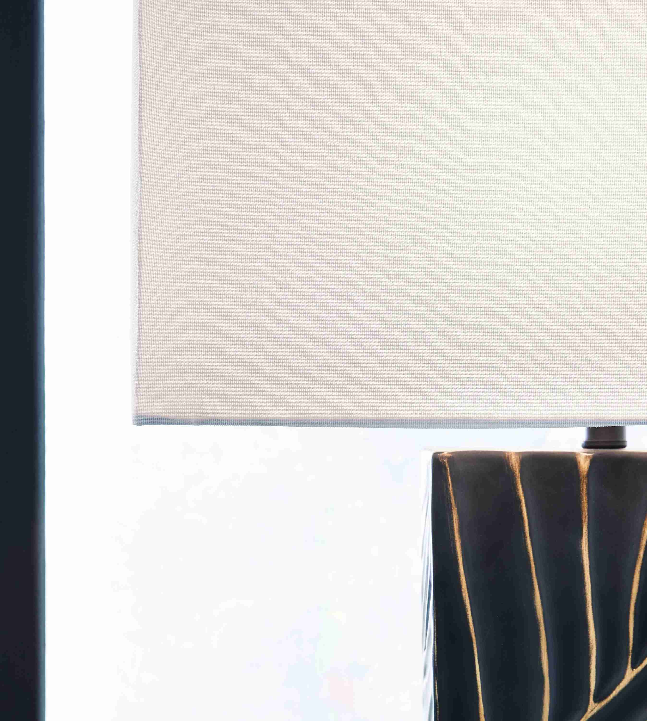 Bartlen - Poly Table Lamp - Black / Gold Finish - Image 2