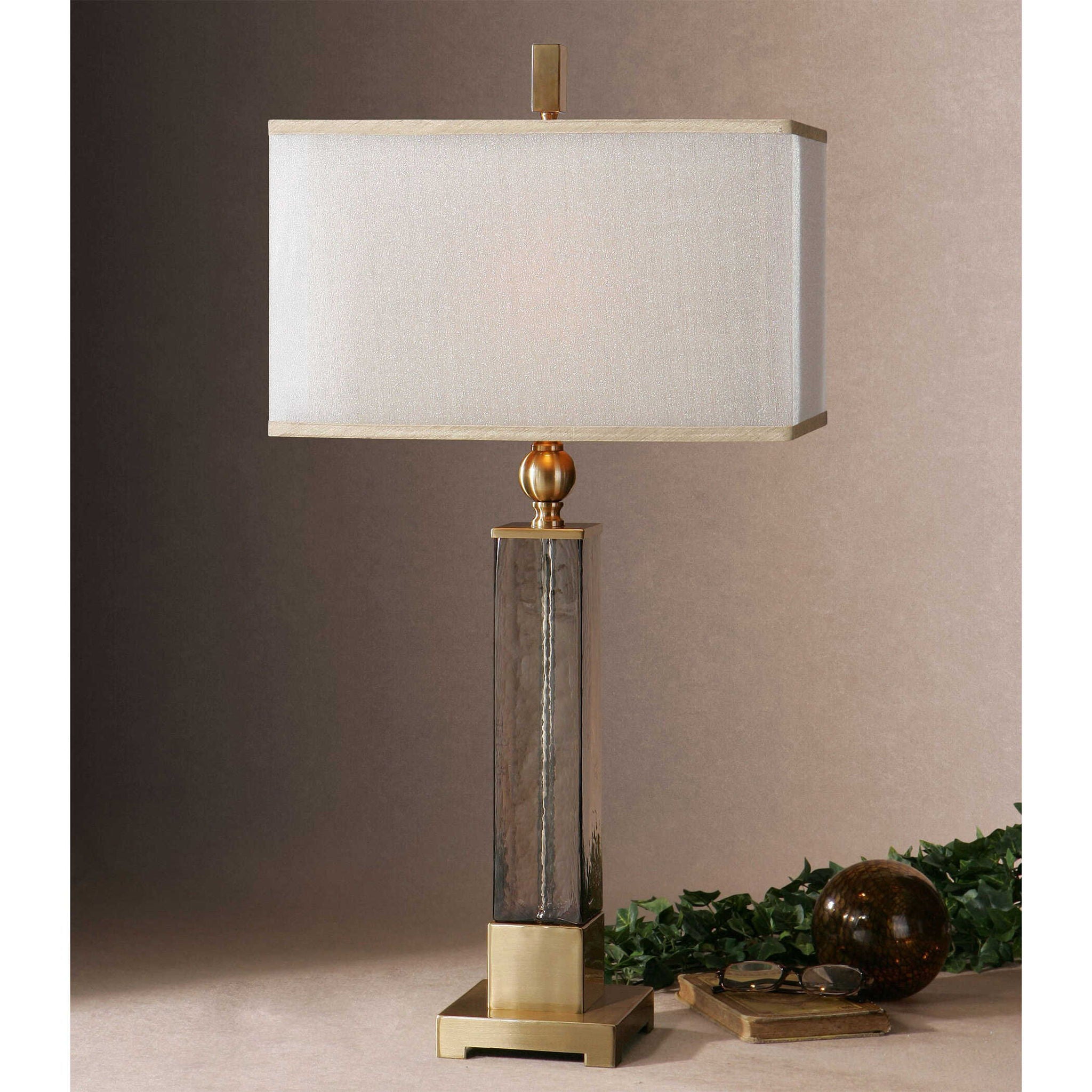 Caecilia - Glass Table Lamp - Amber - Image 2