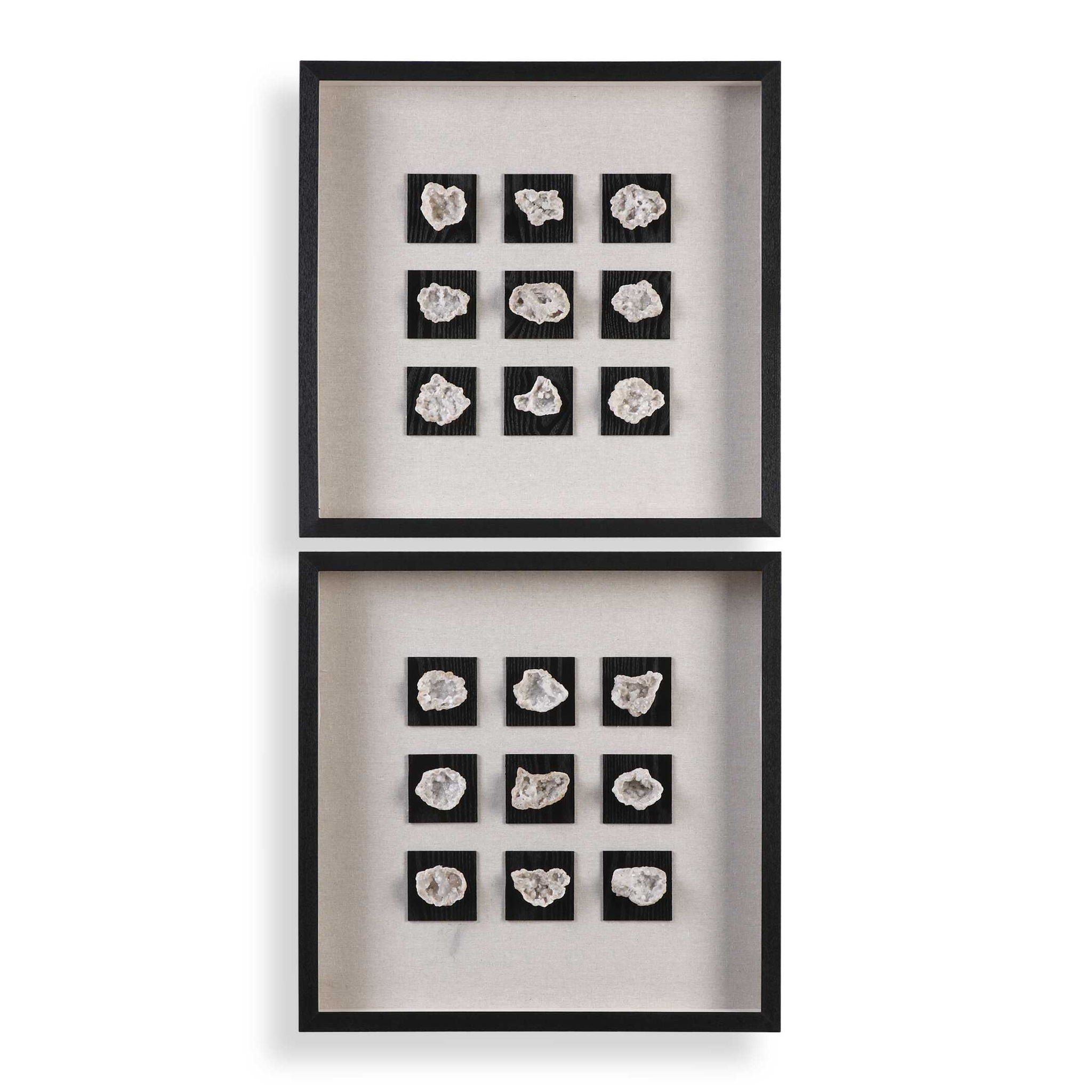 Geode - Linen Shadow Box - Black - Image 2