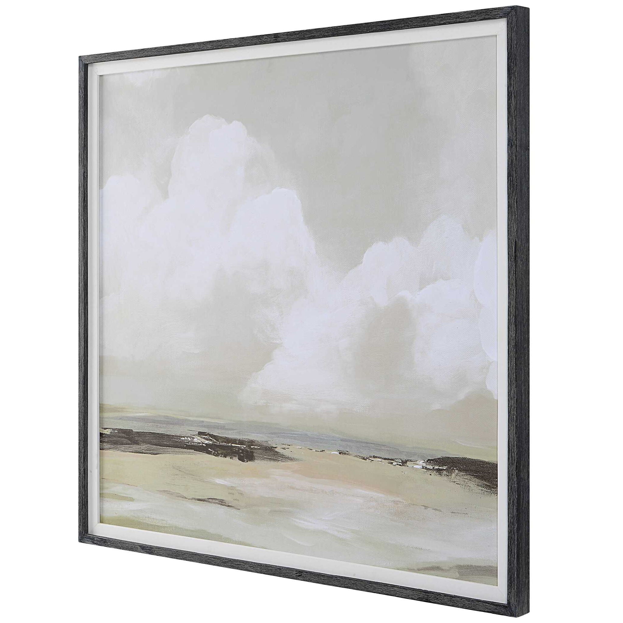 Soft Clouds - Framed Print - Pearl Silver - Image 3
