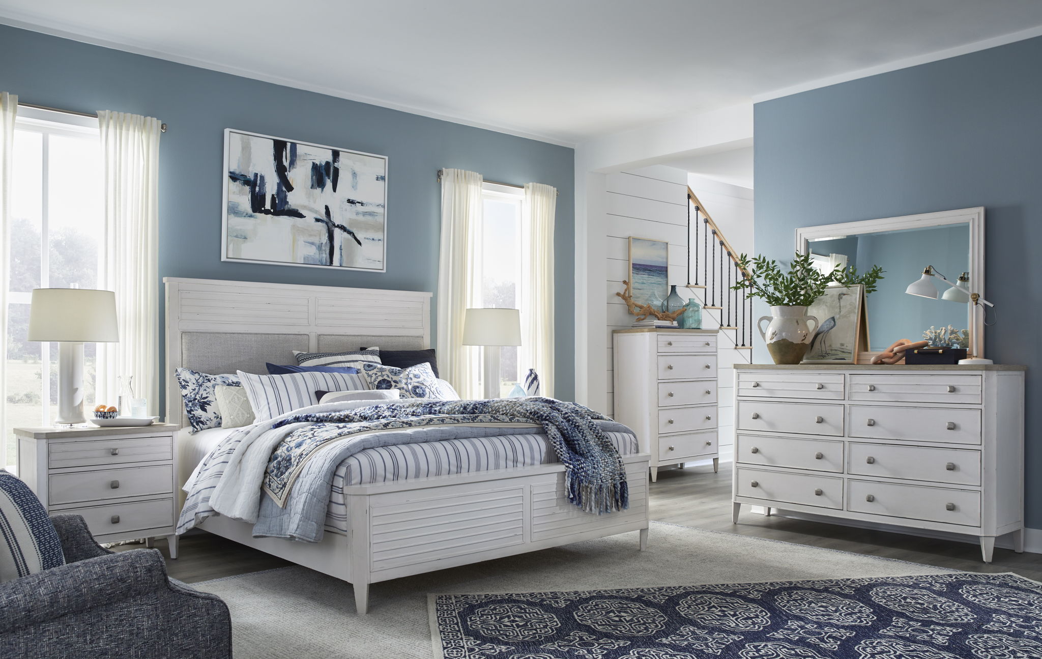 Echo Isles - Upholstered Panel Bed - Image 2