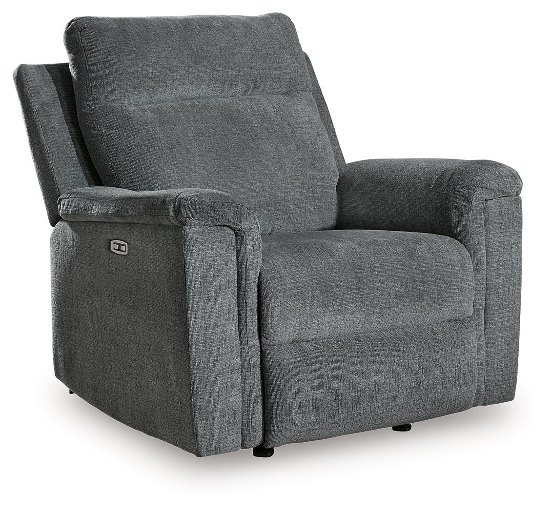 Barnsana – Power Rocker Recliner – Fabric – Gravel