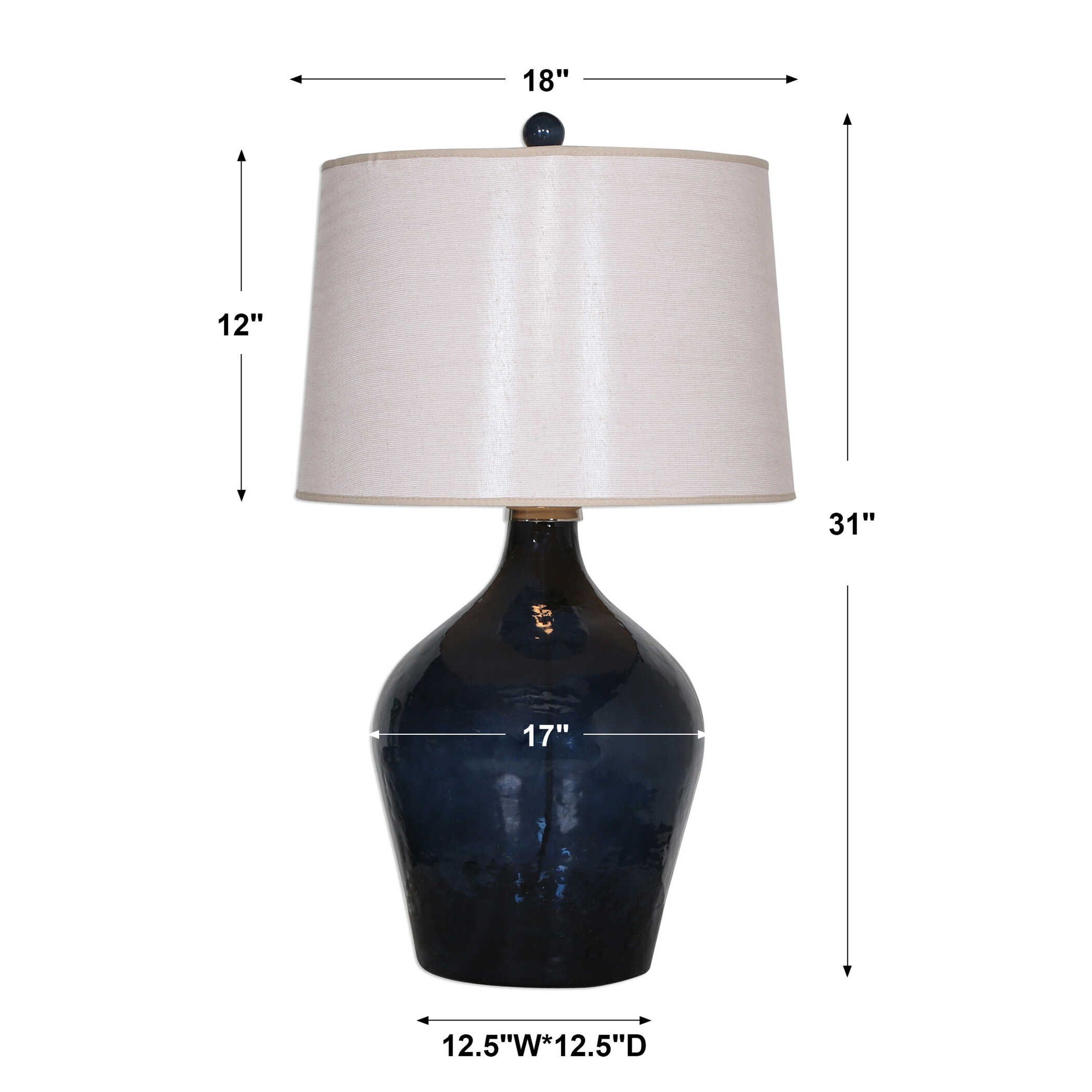 Lamone - Glass Lamp - Blue - Image 3