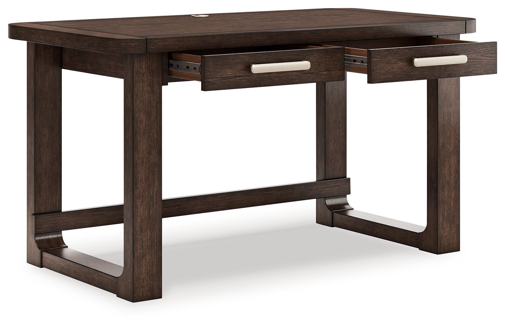 Breckington - Home Office Desk - Dark Brown - Image 3