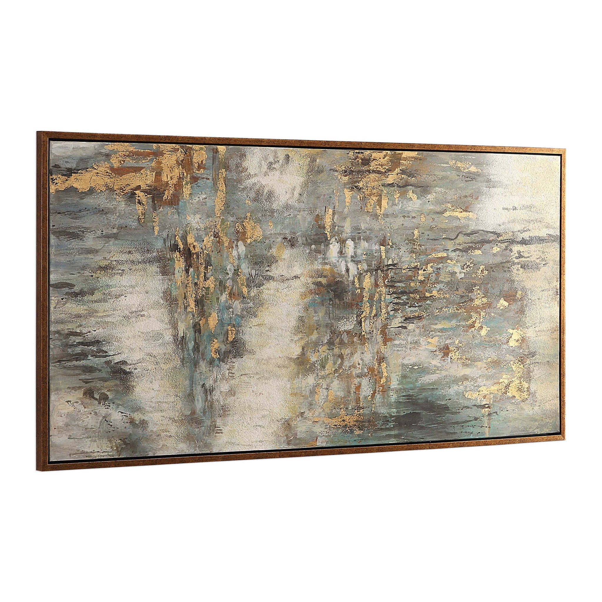 Behind The Falls - Abstract Art - Beige - Image 3