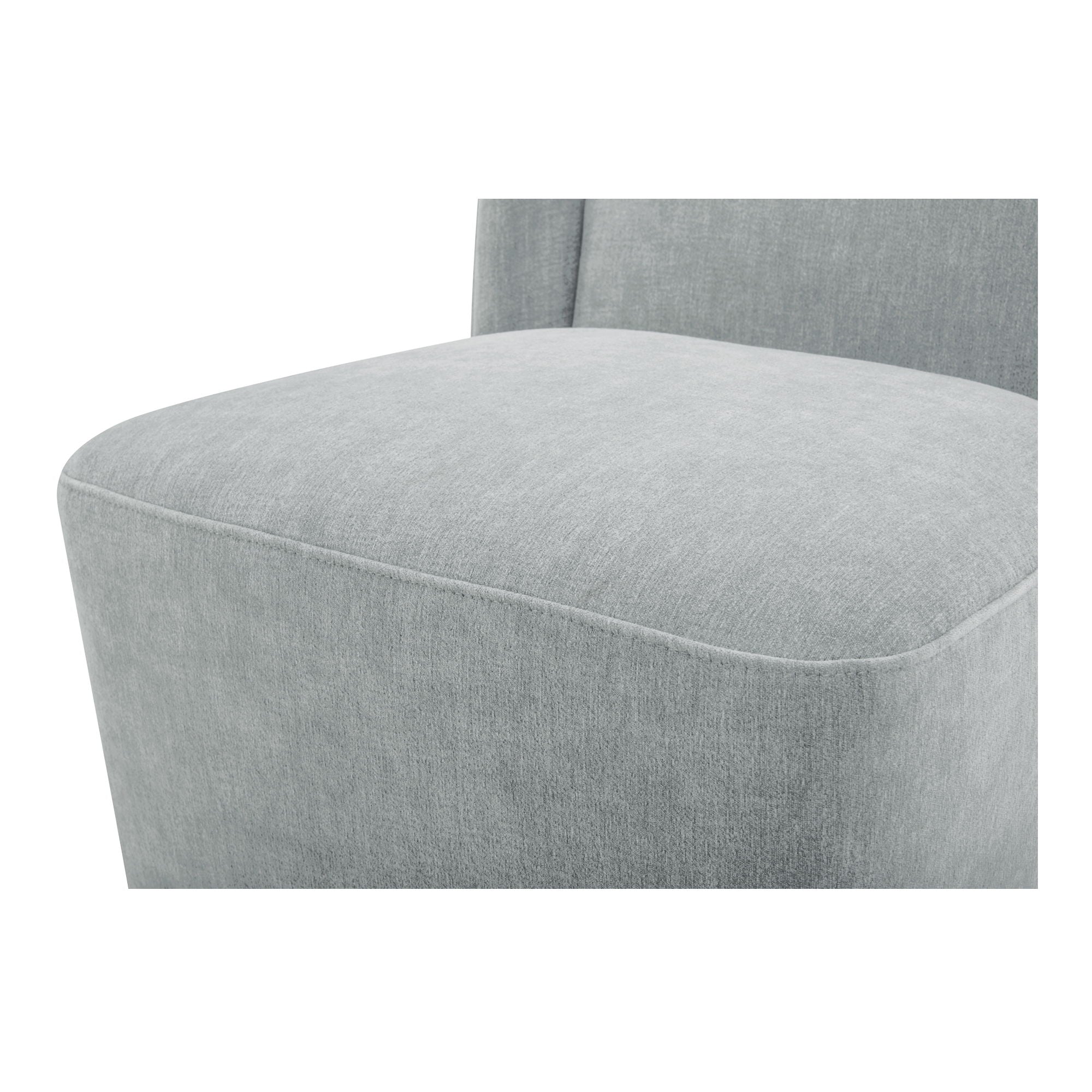 Cormac - Rolling Dining Chair - Slate / Green - Image 3