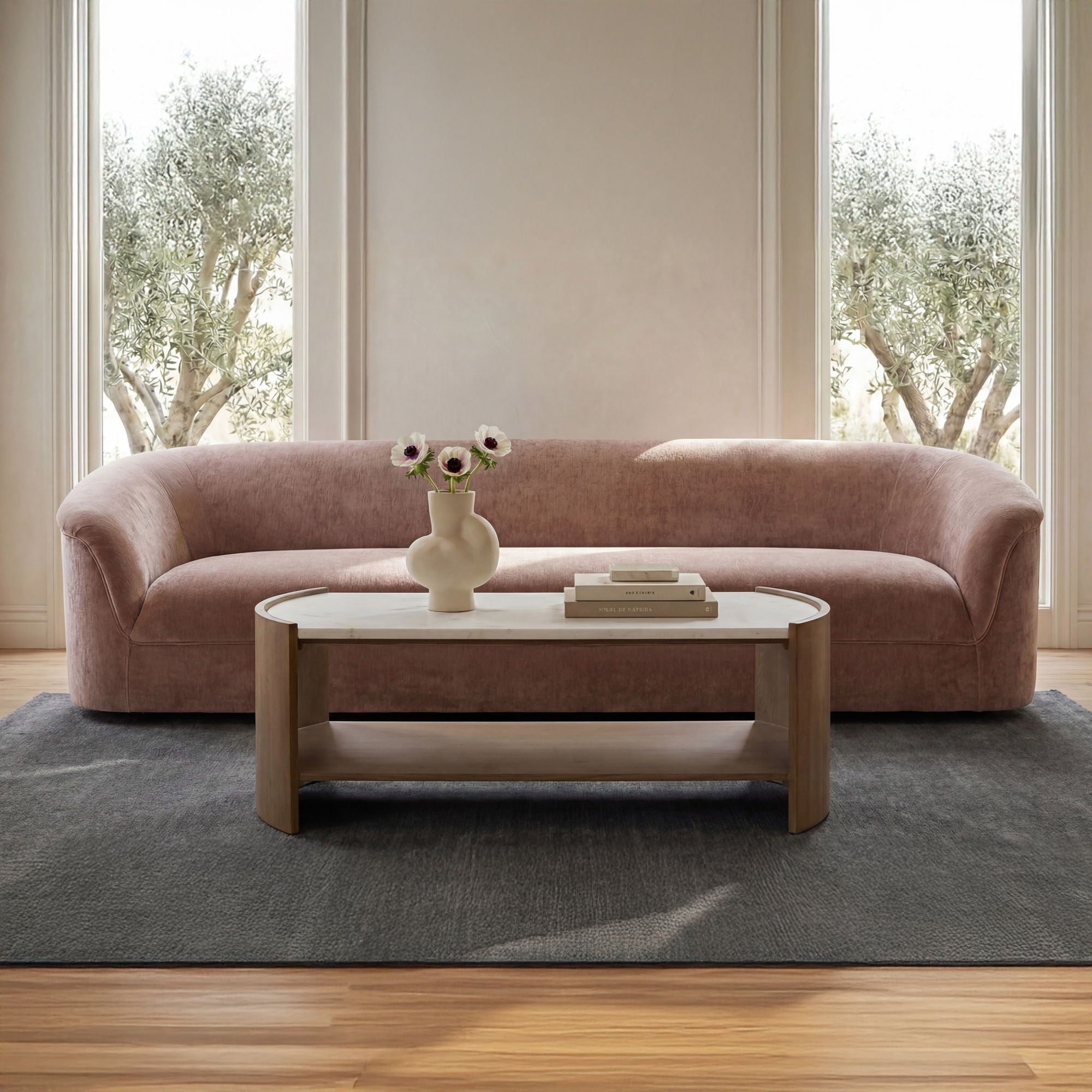 Thora – Sofa – Blush / Pink