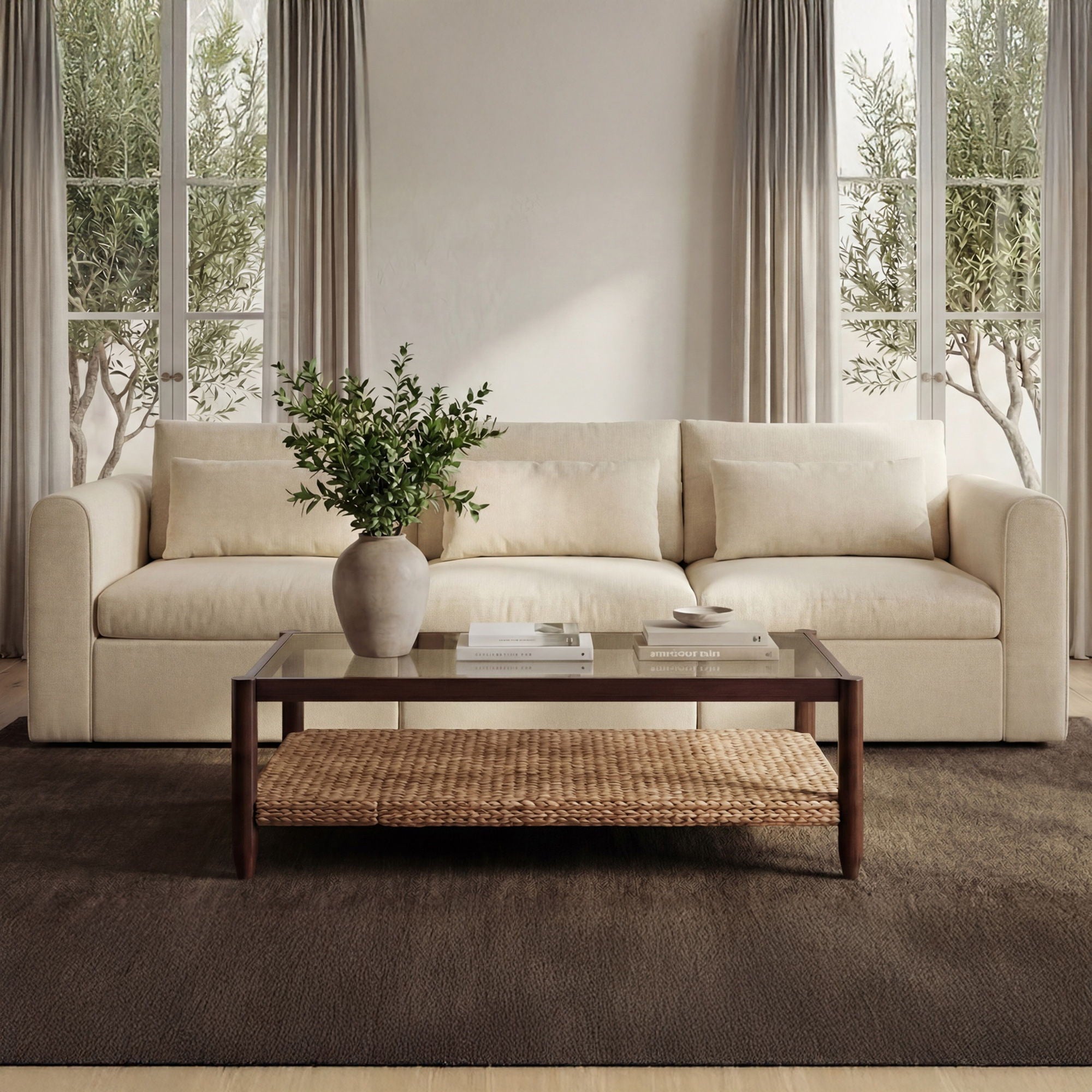 Swift - Left Arm Facing Chair - Light Beige - Image 1