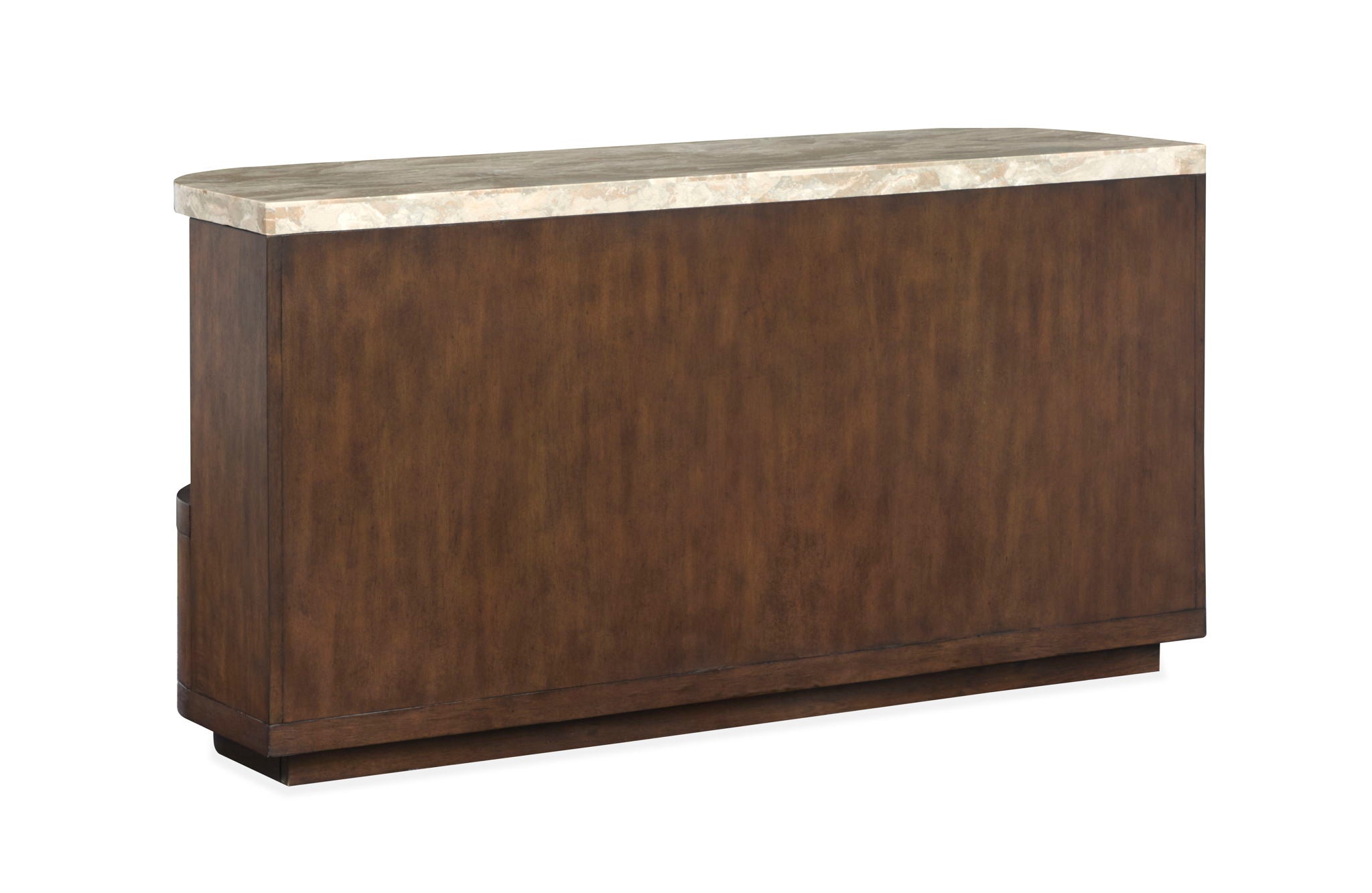 McPherson - Demilune Sofa Table - Burnt Umber - Image 2