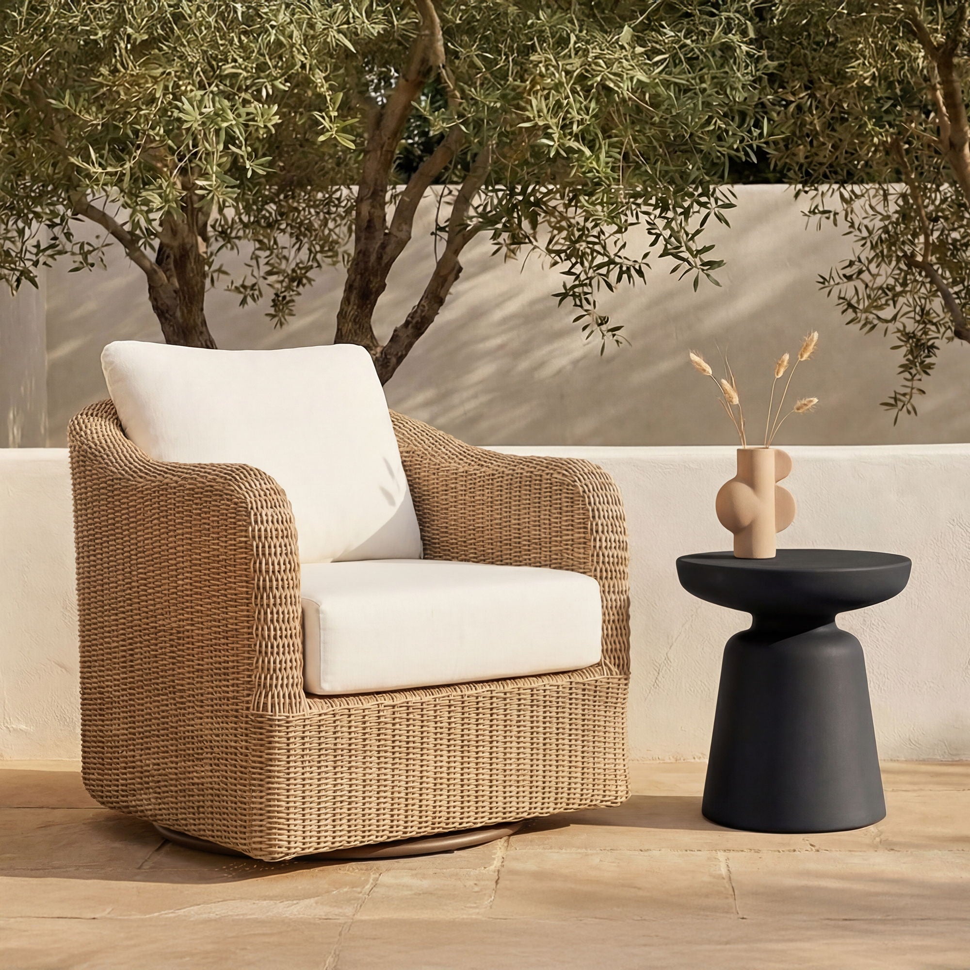 Ruth – Outdoor Side Table – Black