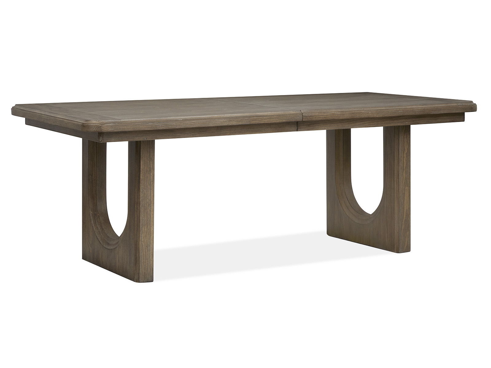 Westbourne - Extendable Trestle Dining Table - Dark Umber - Image 1
