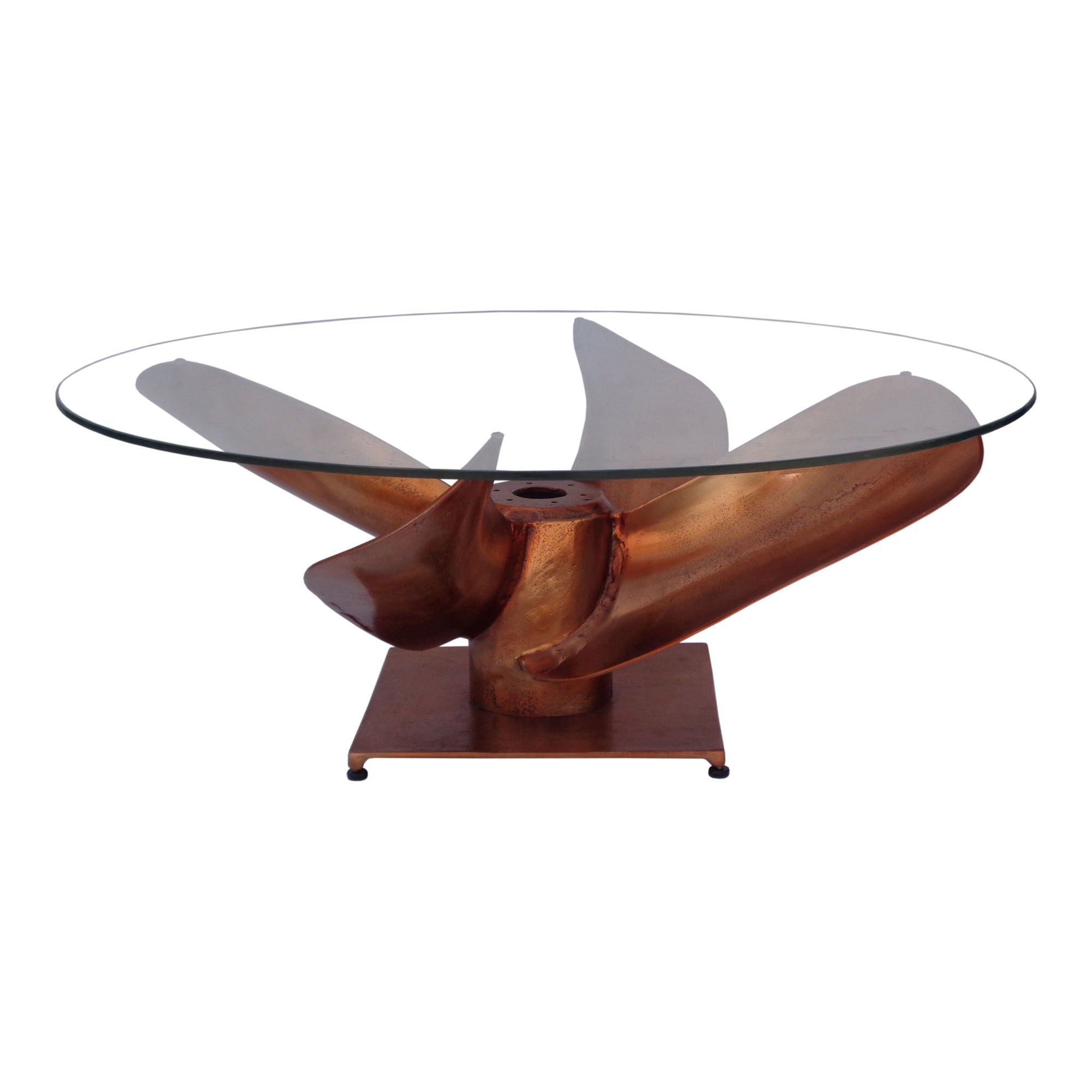 Archimedes – Aluminum Coffee Table – Brown