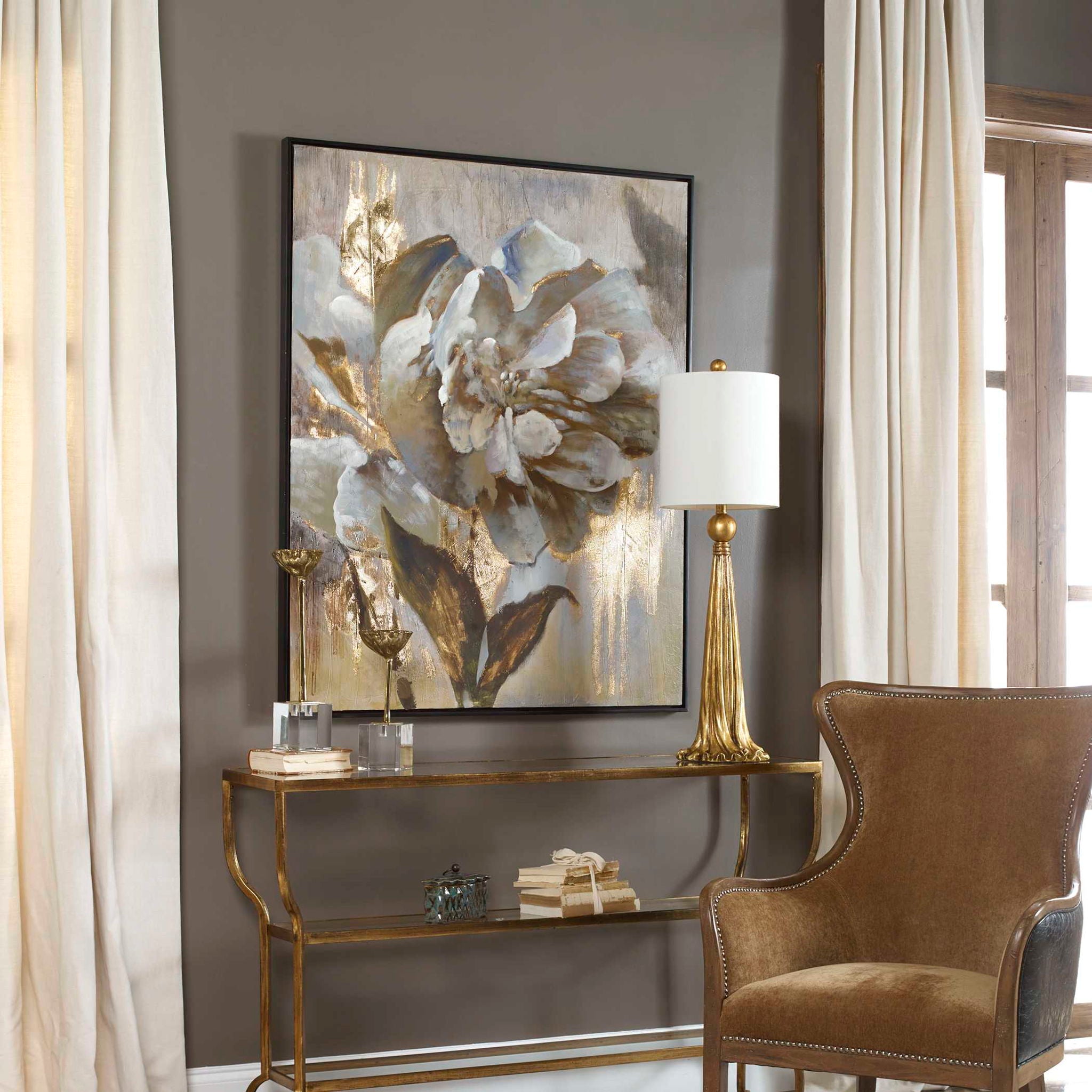 Dazzling - Floral Art - Light Brown - Image 3