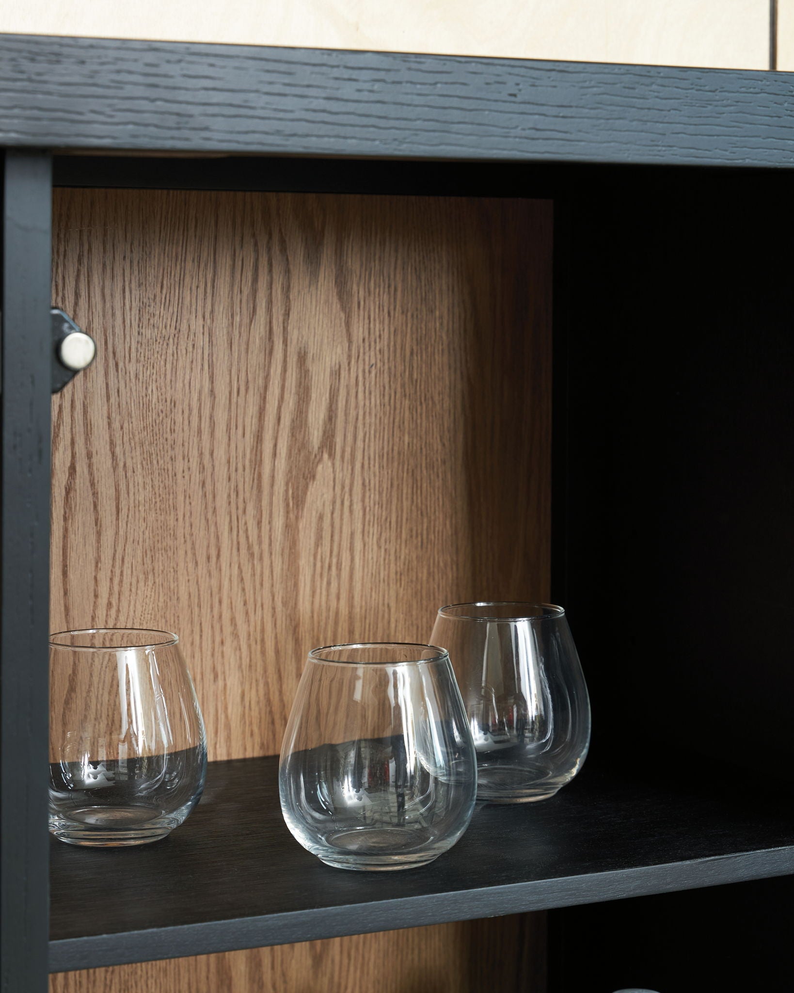 Armenleigh - Bar Cabinet - Black / Brown - Image 2