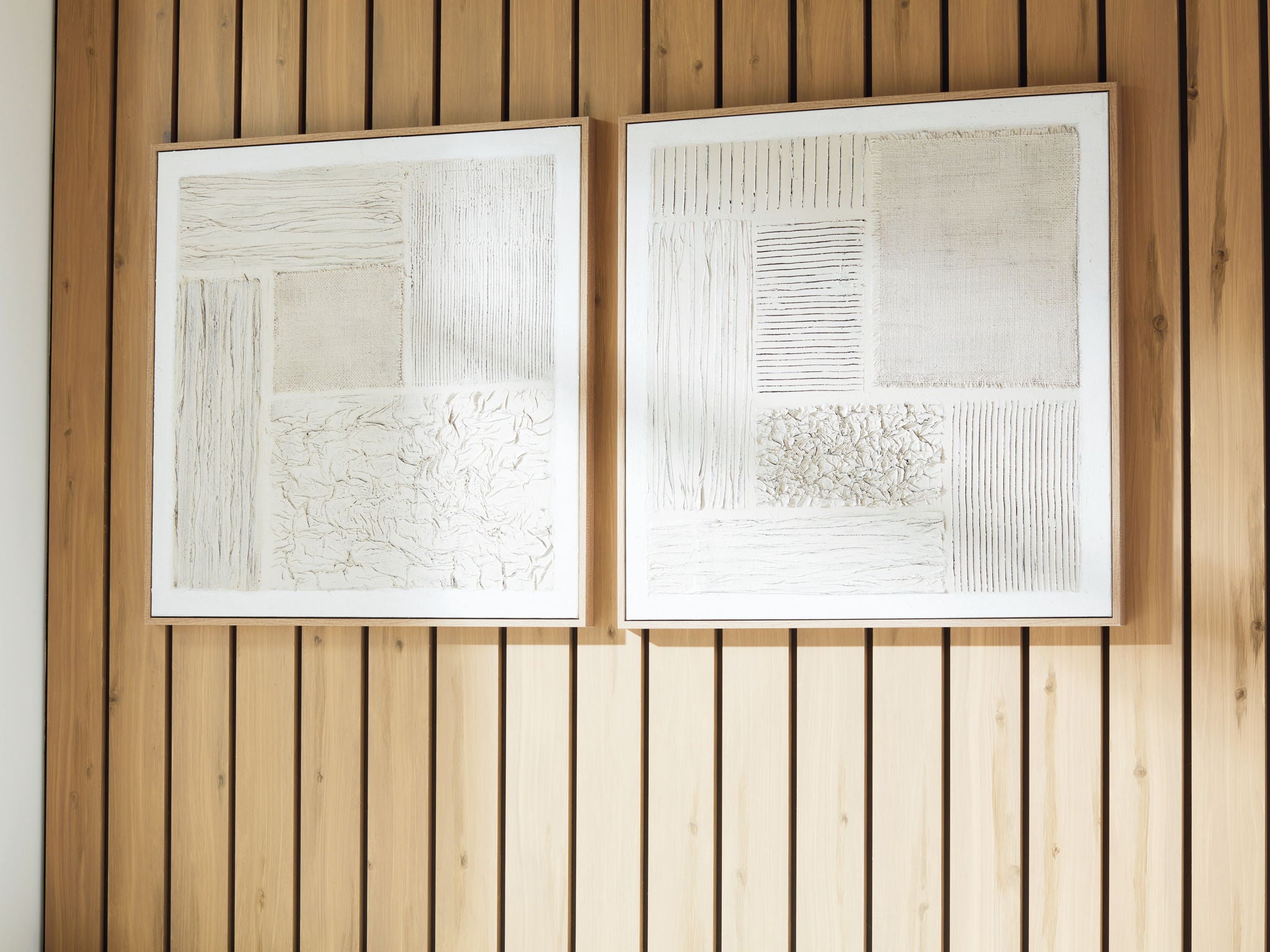 Andorfield - Wall Art Set (Set of 2) - Beige / Black / White - Image 3