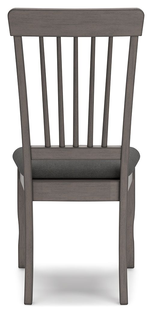 Shullden - Dining Room Side Chair (Set of 2) - Gray - Image 3