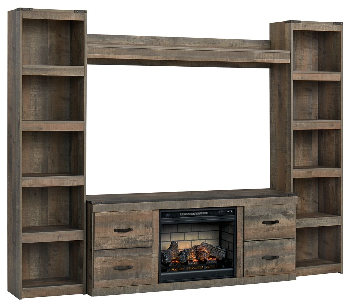 Trinell - 4-Piece Entertainment Center With 60" TV Stand - Image 2