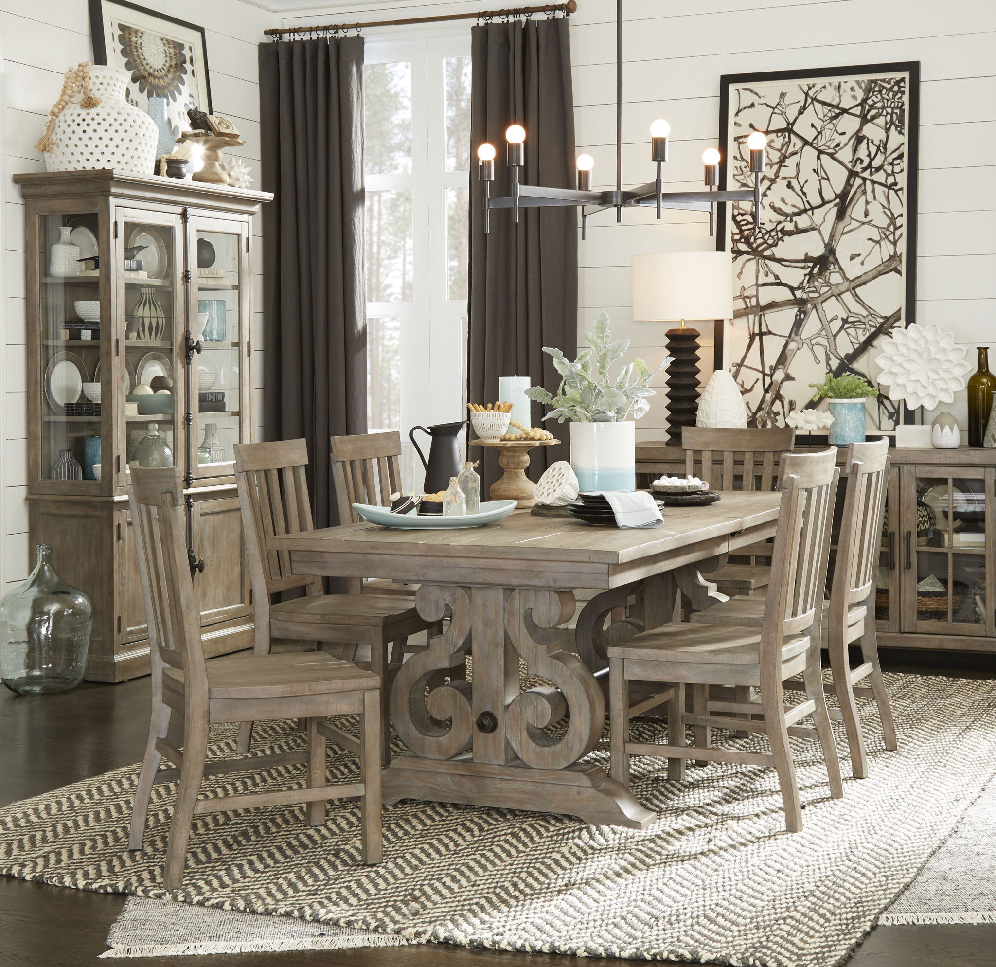 Tinley Park - Rectangular Dining Table - Dove Tail Gray - Image 3