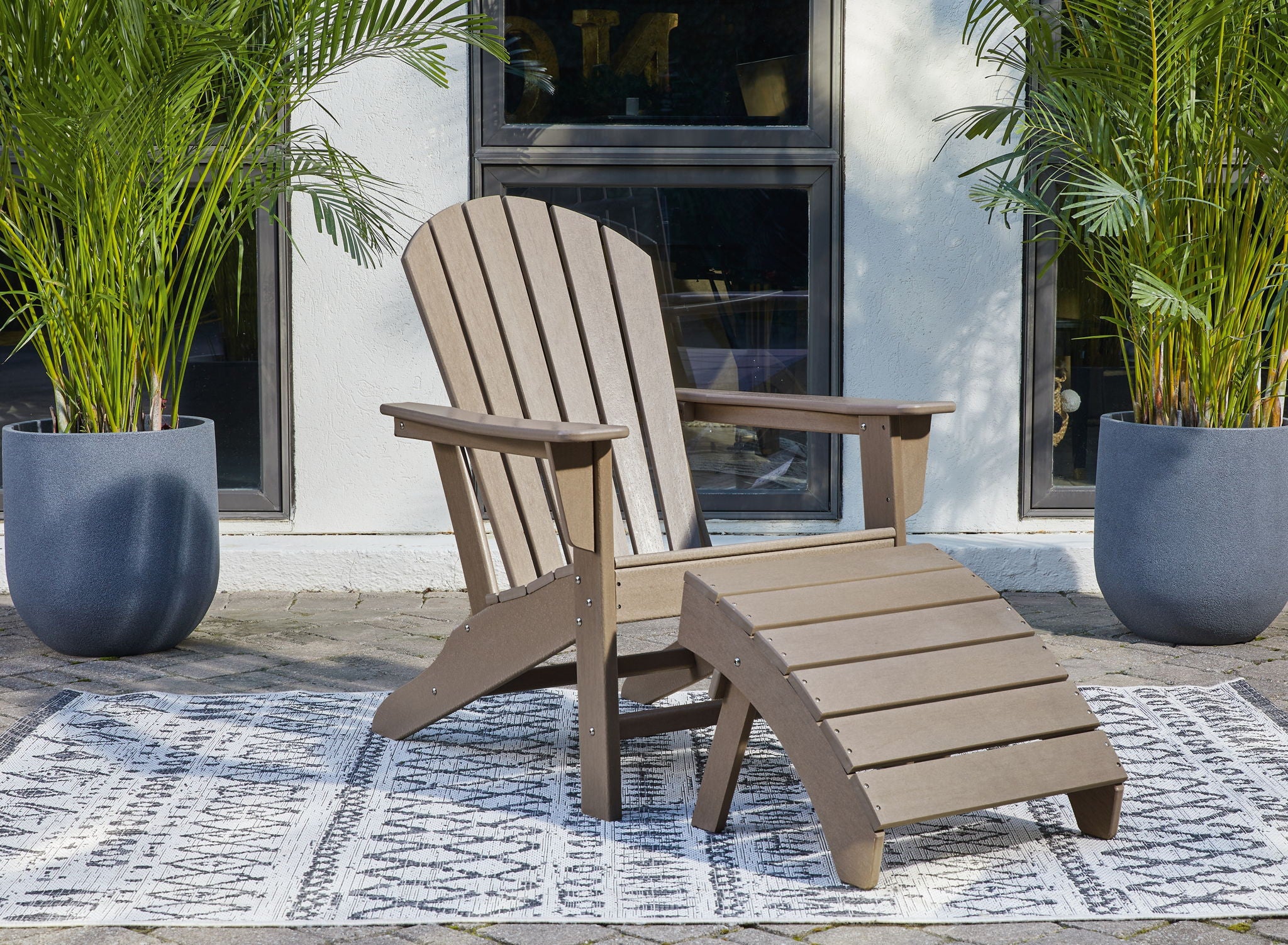 Sundown Treasure – 2 Pc. – Adirondack Chair And Ottoman