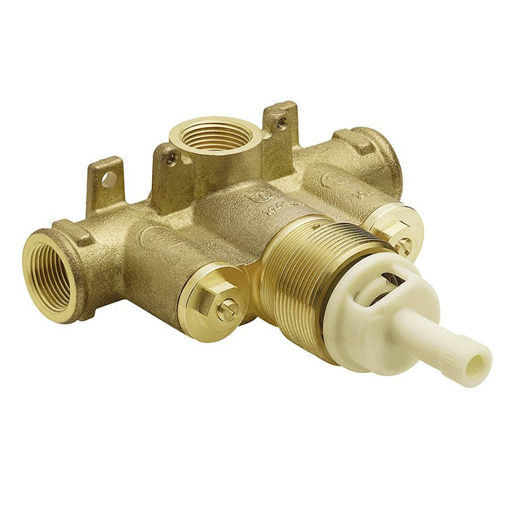 ExactTemp 3/4″ Thermostatic Rough Valve with Check Stops