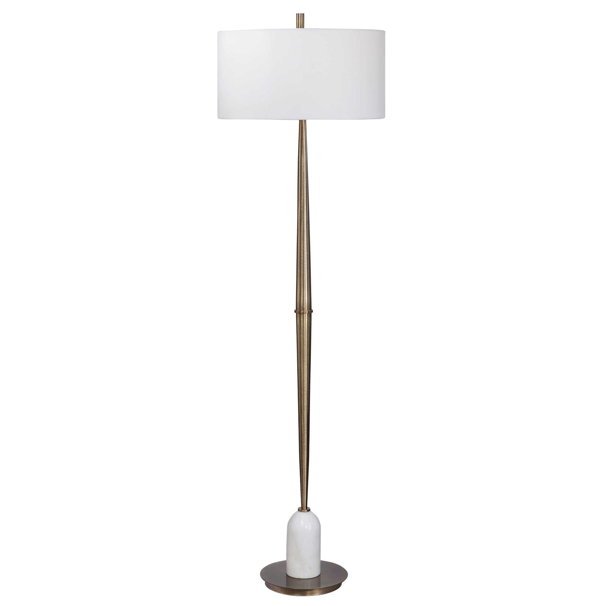 Minette – Mid-Century Floor Lamp – Gold