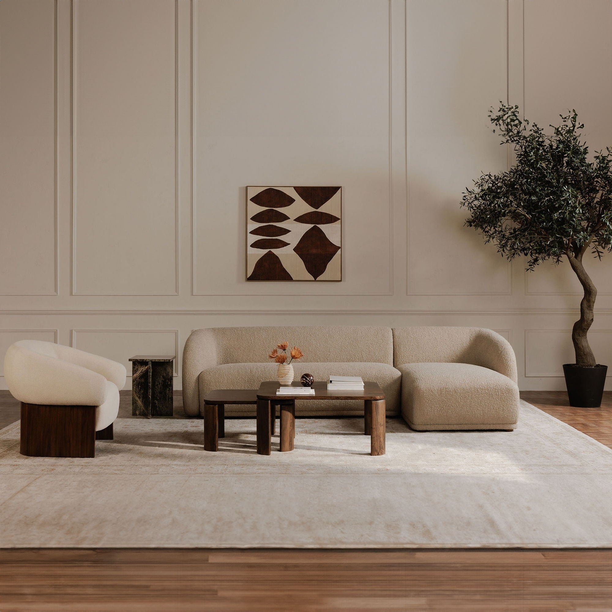 Faye - Right Sectional - Beige - Image 3