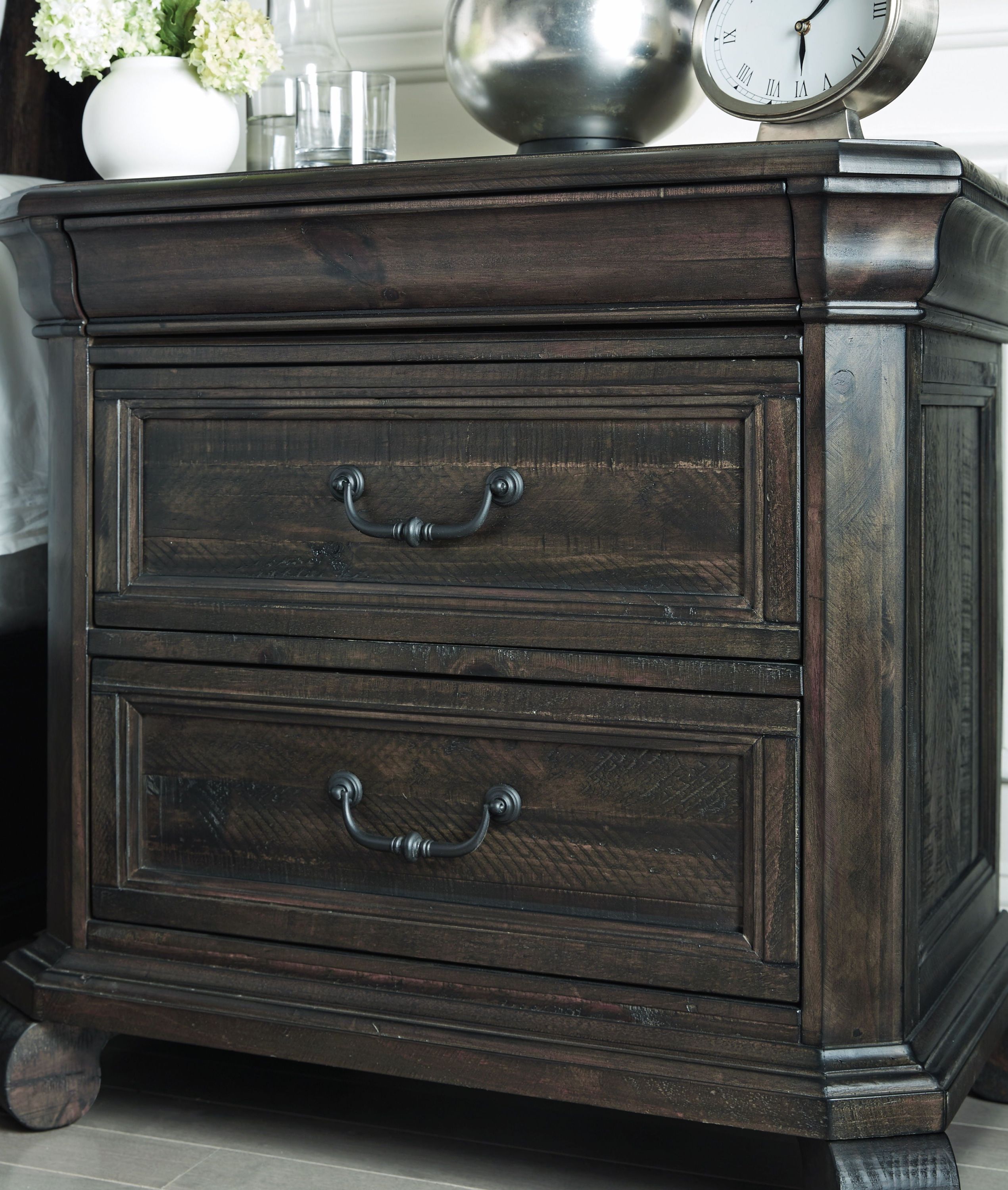 Bellamy - Drawer Nightstand - Peppercorn - Image 3