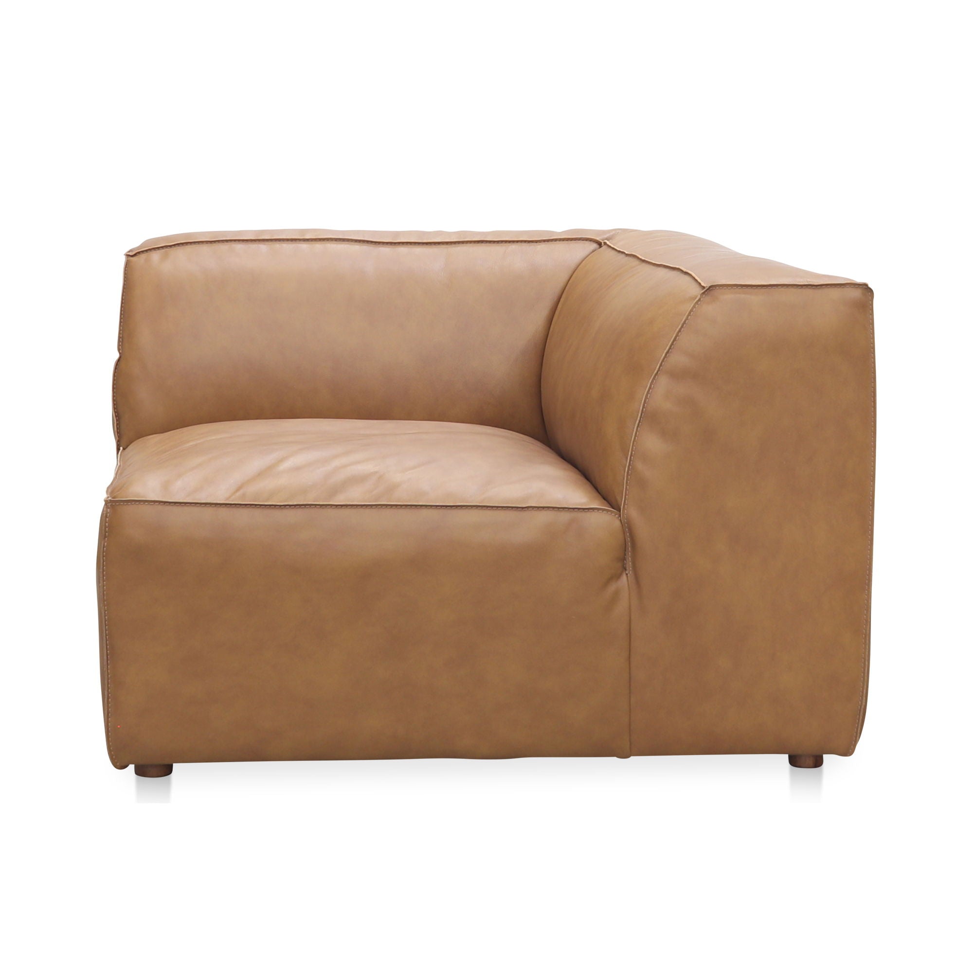 Form – Leather Corner Chair – Sonoran Tan