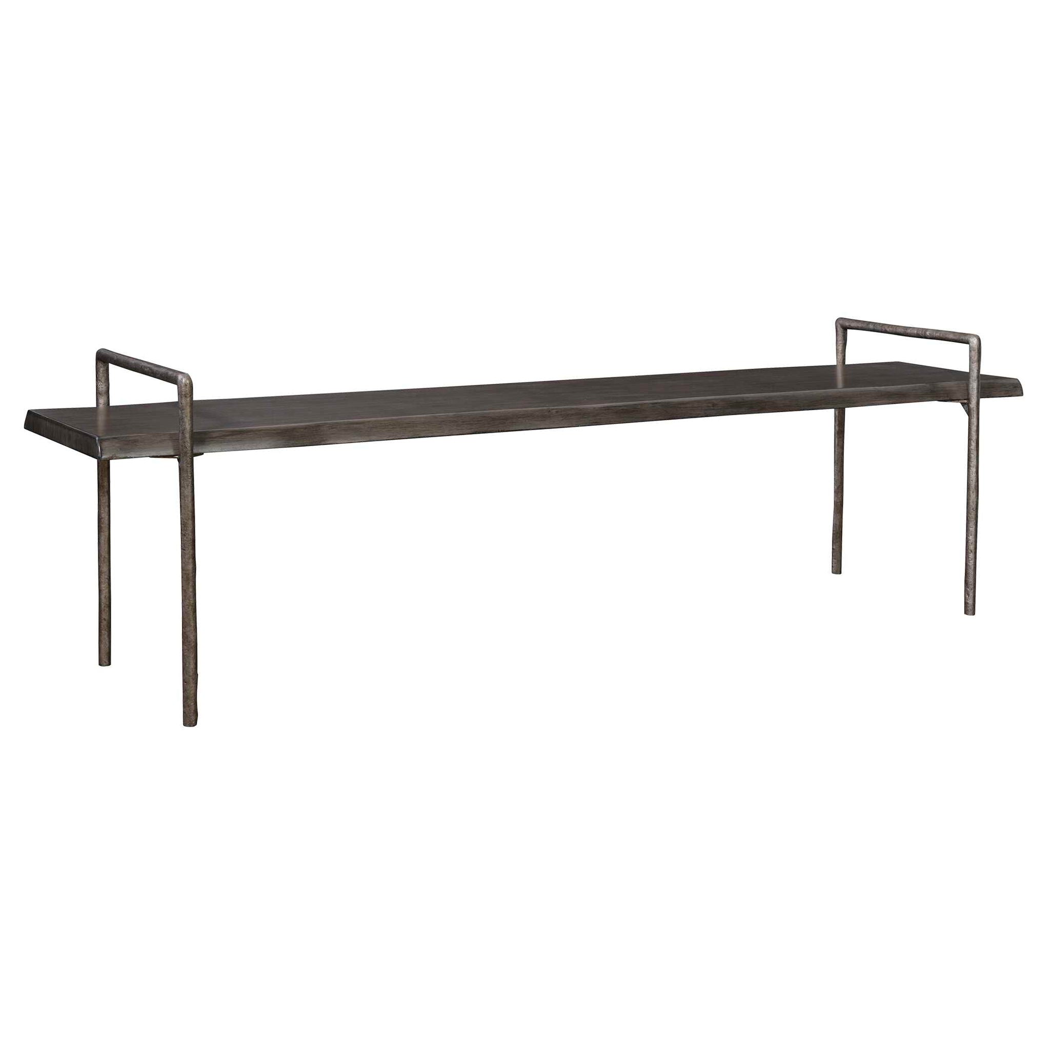 Chandos - Wooden Bench - Dark Gray - Image 2