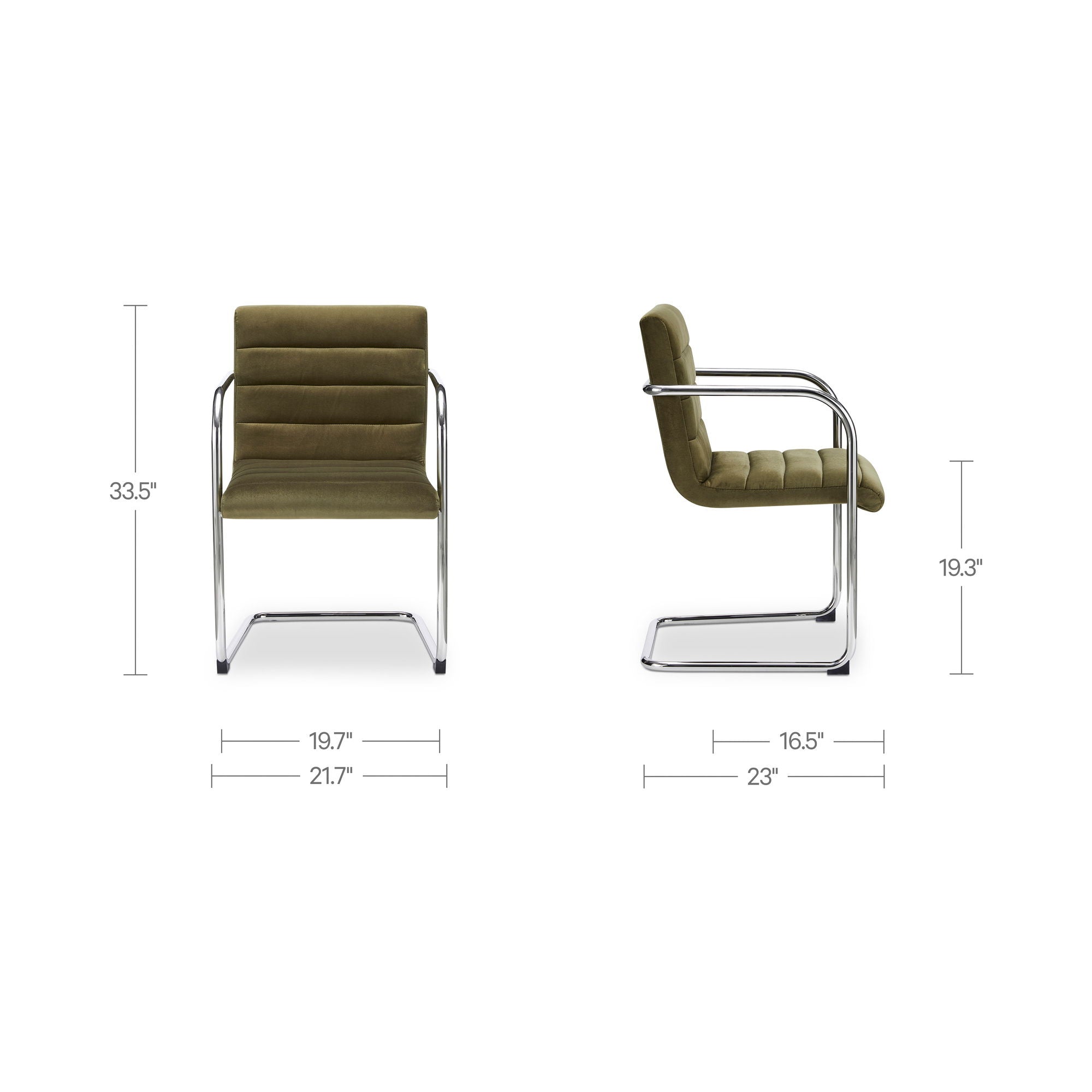 Pedro - Dining Chair (Set of 2) - Green - Image 2