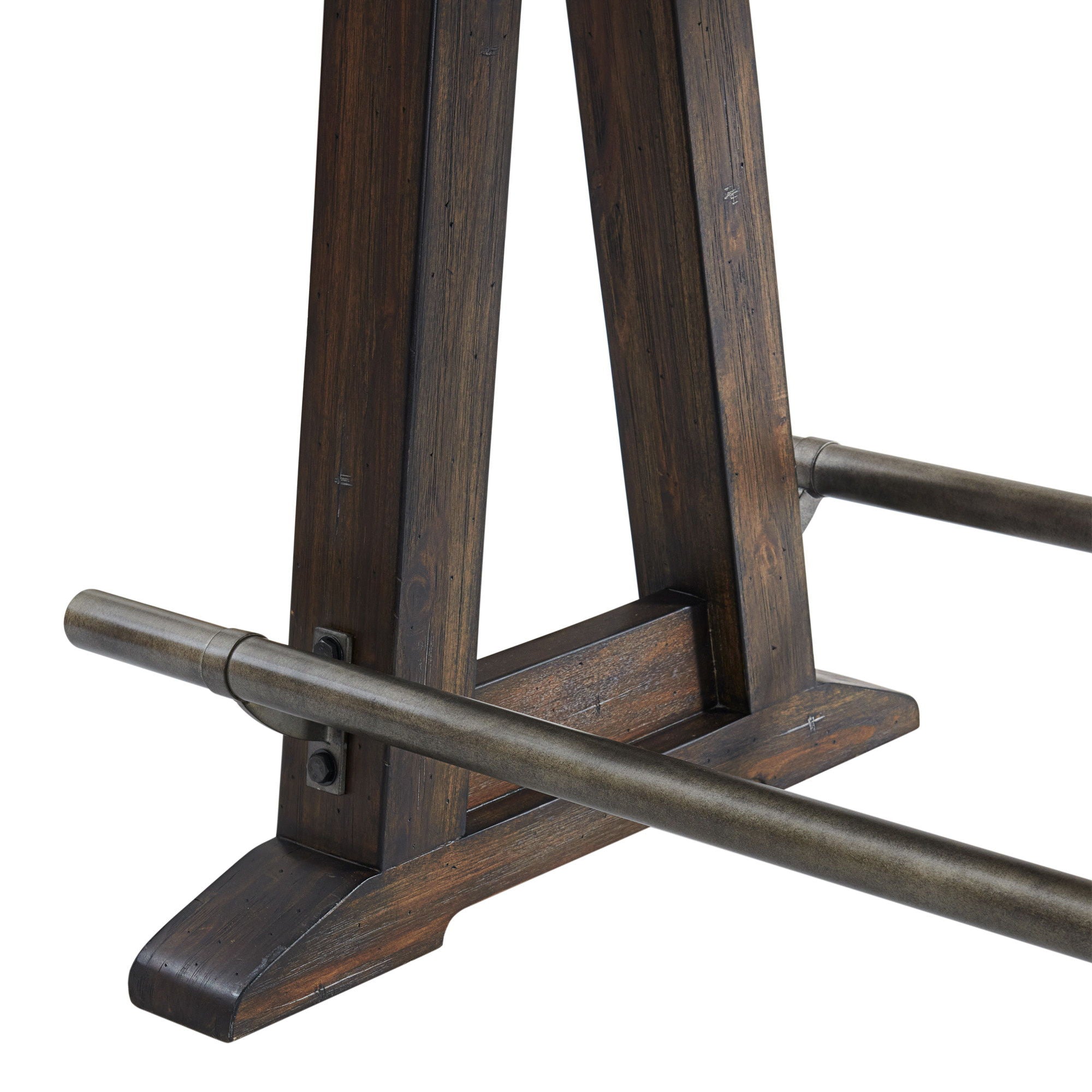 Transitions - Counter Trestle Table - Driftwood / Sable - Image 2