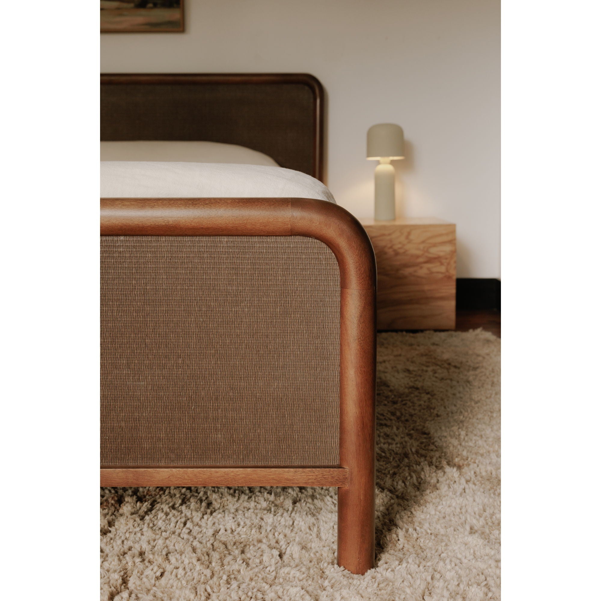 Rye - Queen Bed - Warm Brown - Image 3