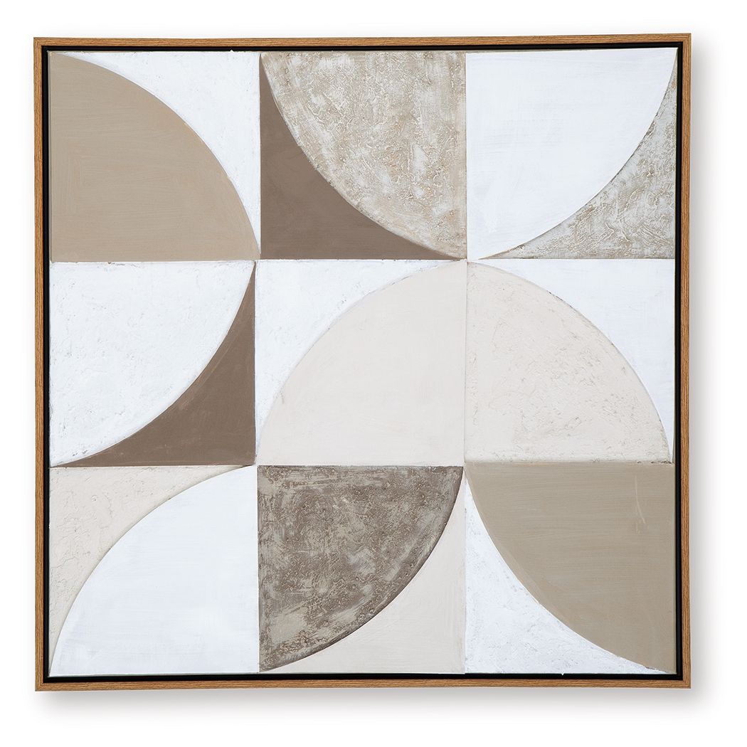 Harelman - Wall Art - Tan / Taupe / White - Image 3