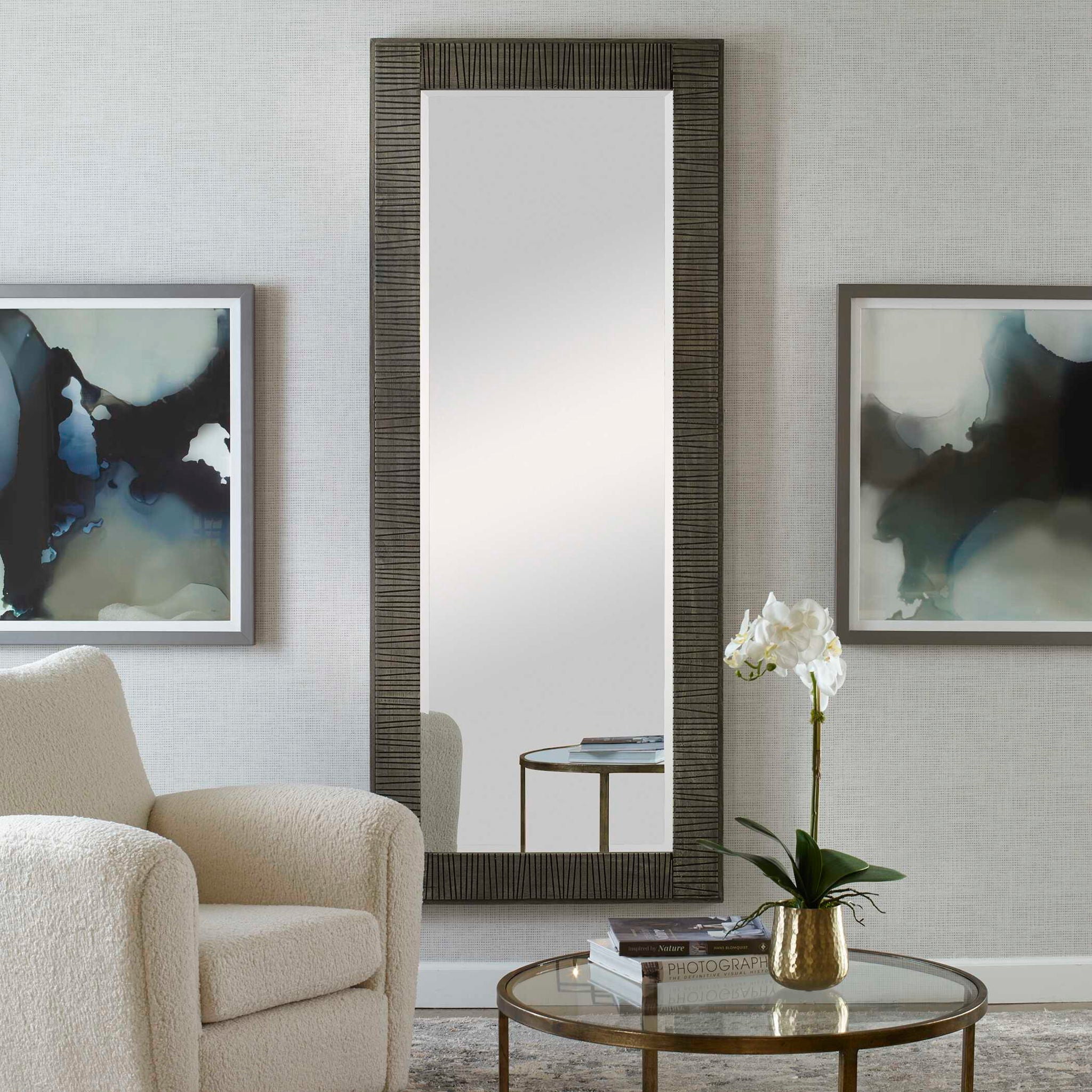 Figaro - Oversized Mirror - Gray - Image 3