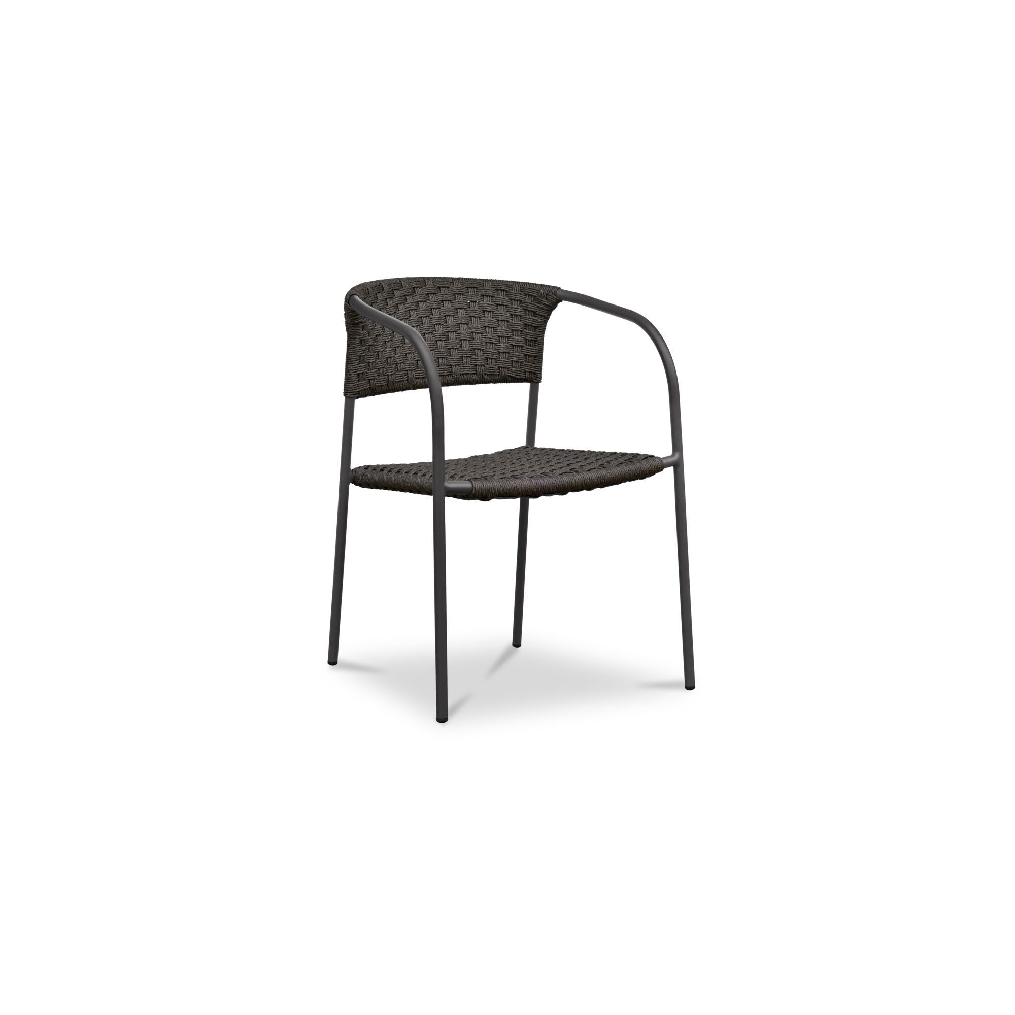 Zola - Outdoor Dining Chair (Set of 2) - Dark Brown - Image 2