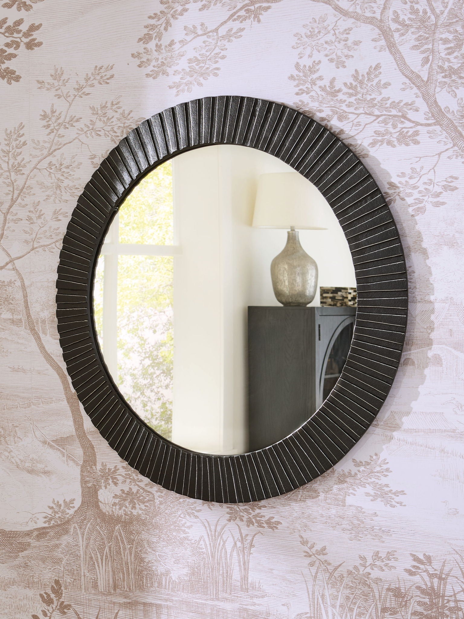 Ozias - Accent Mirror - Black - Image 2