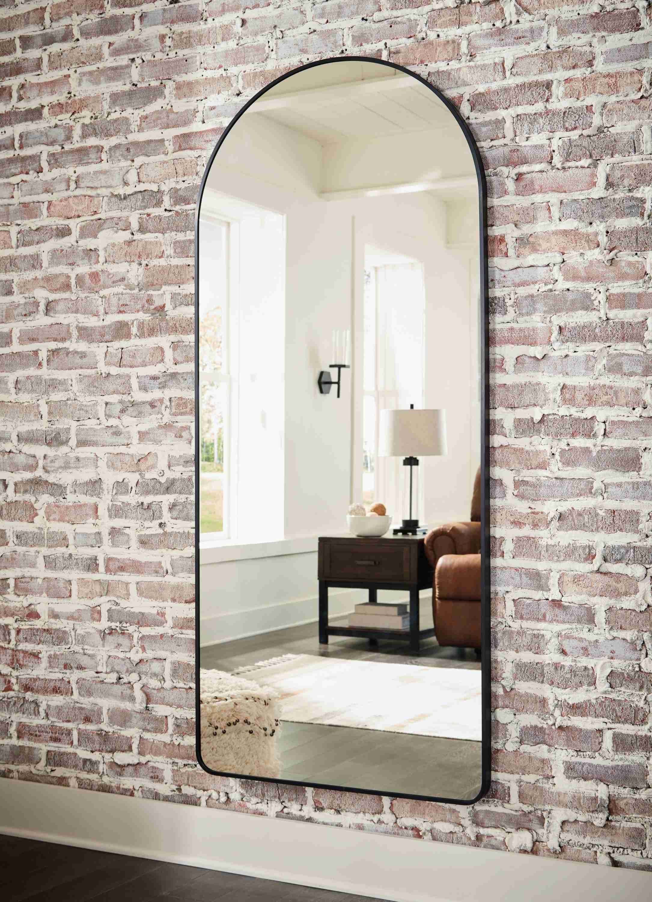 Sethall - Floor Mirror - Black - Image 3