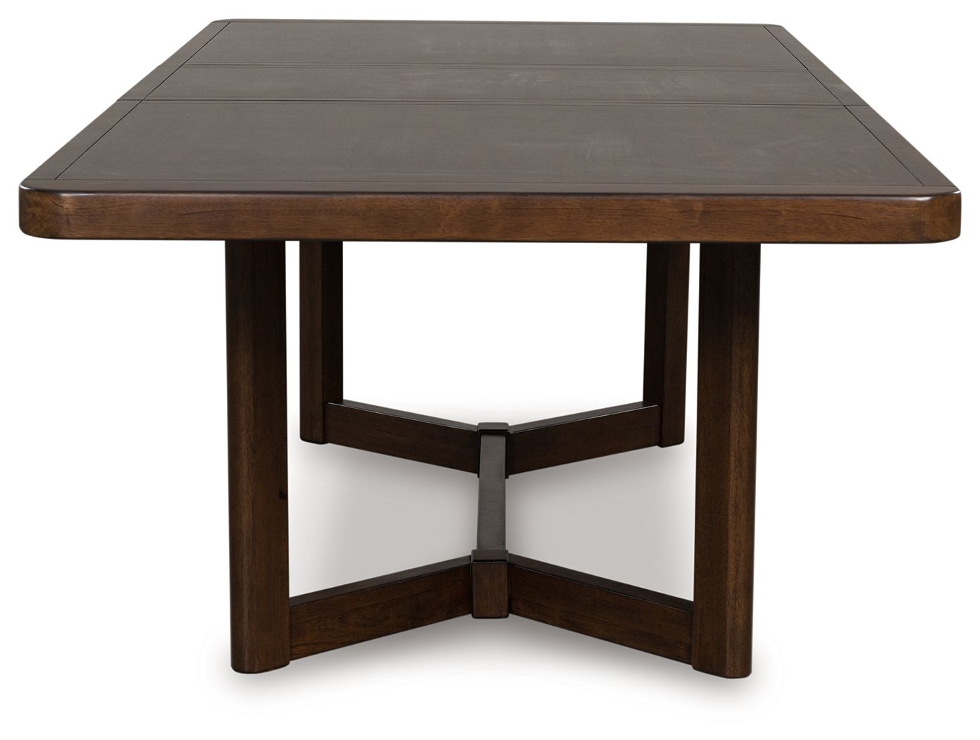 Dilenno - Rectangular Dining Room Extension Table - Dark Brown - Image 2