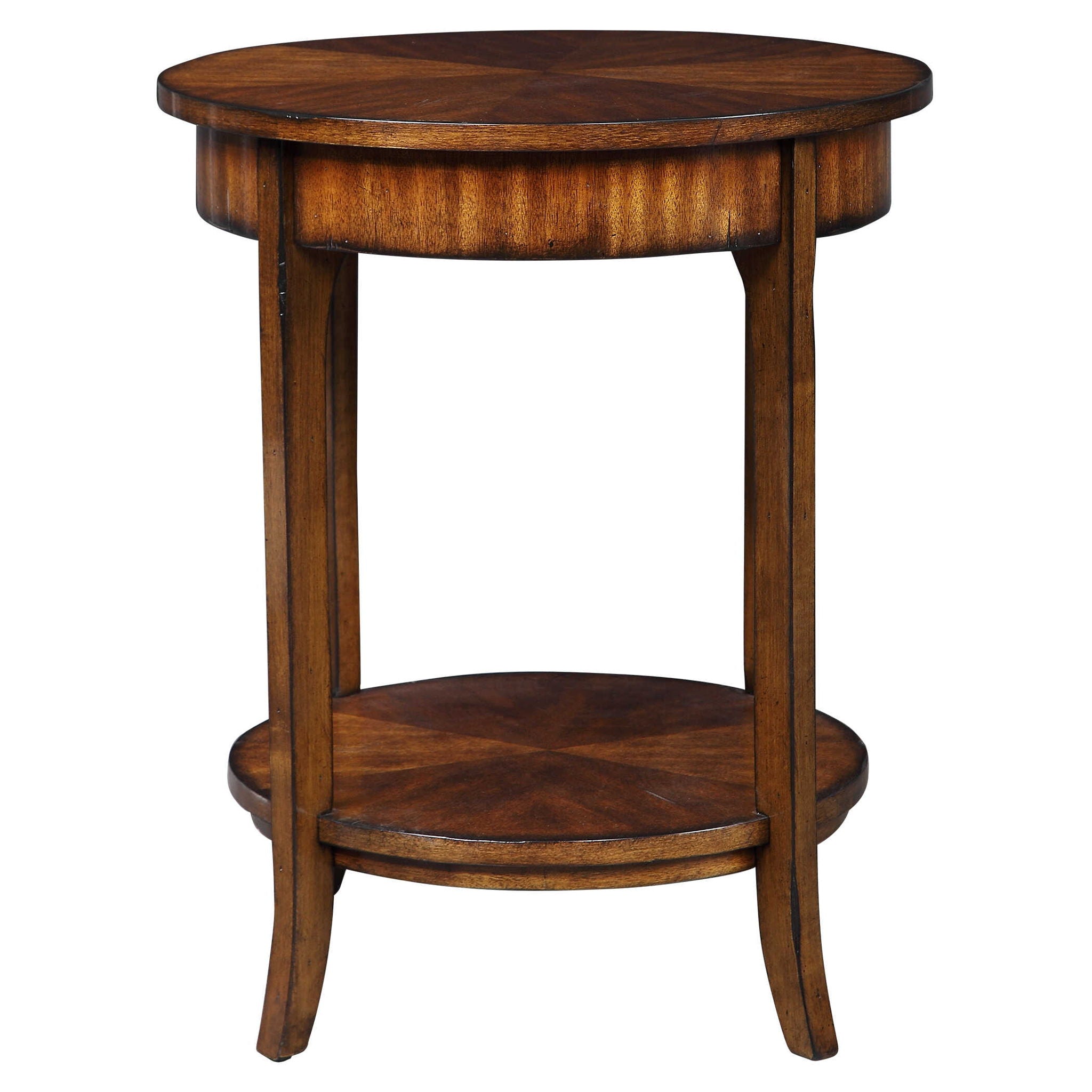 Carmel - Round Lamp Table - Dark Brown - Image 3