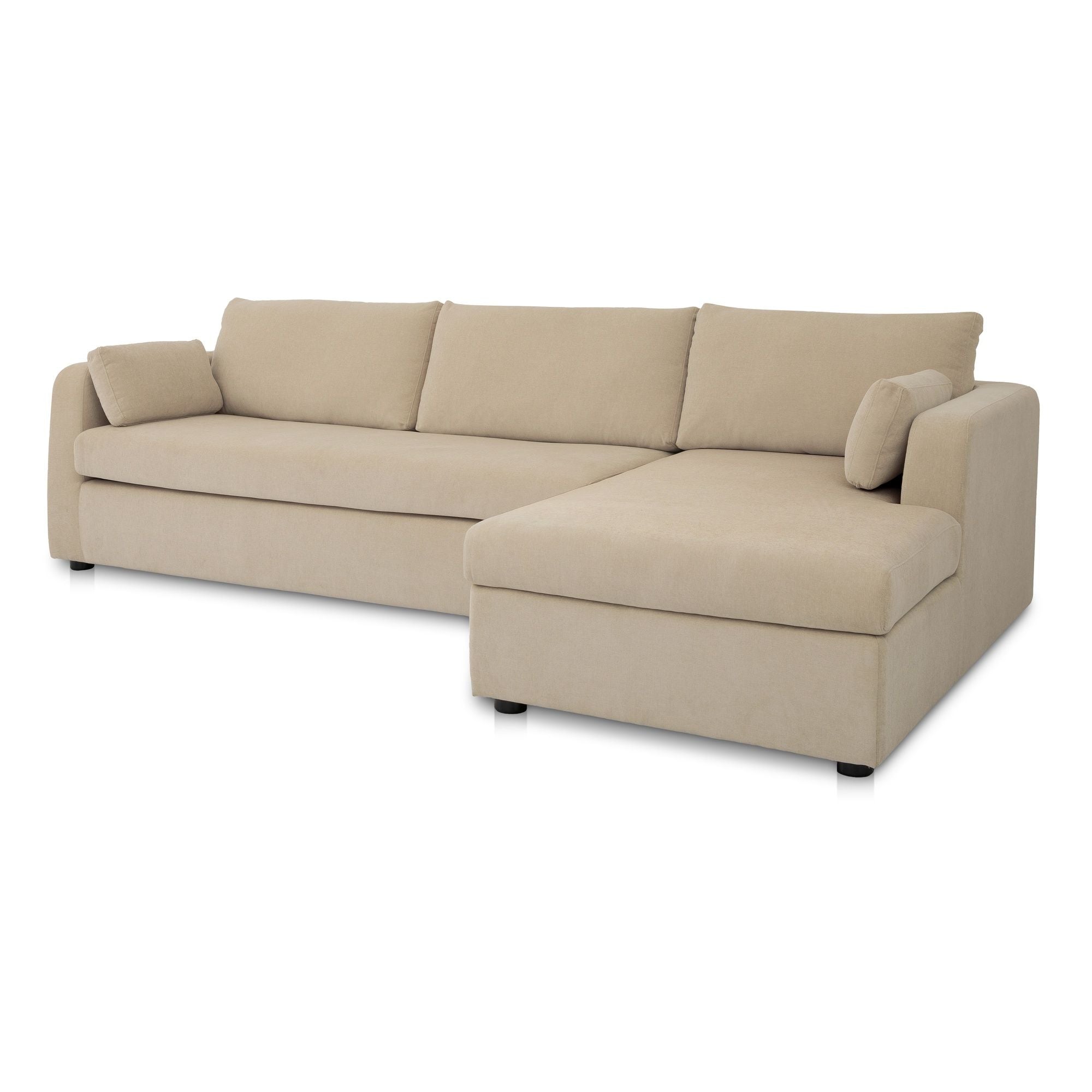 Burrow - Sleeper Sectional With Right Storage Chaise - Sand - Image 3