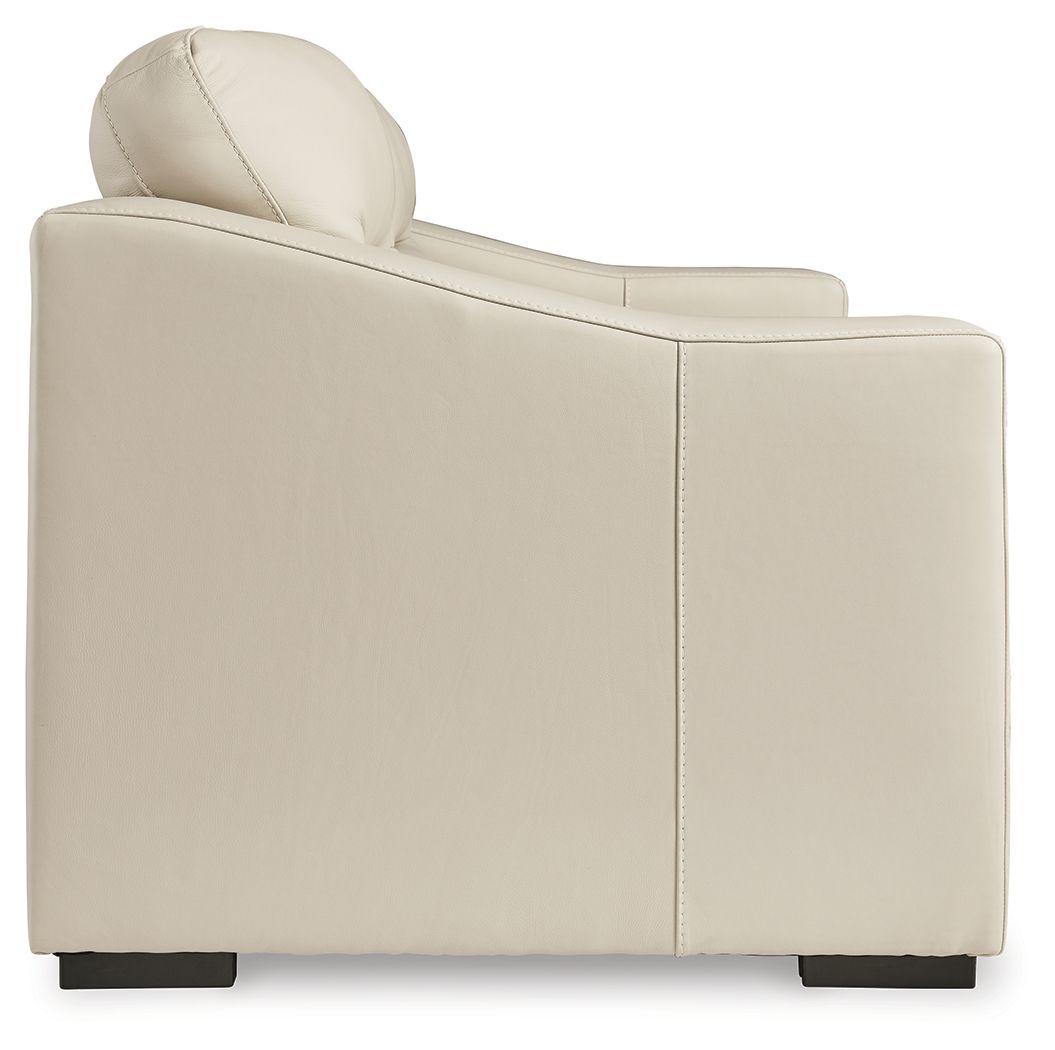 Treasure Trove - Loveseat - Leather Match - Almond - Image 3