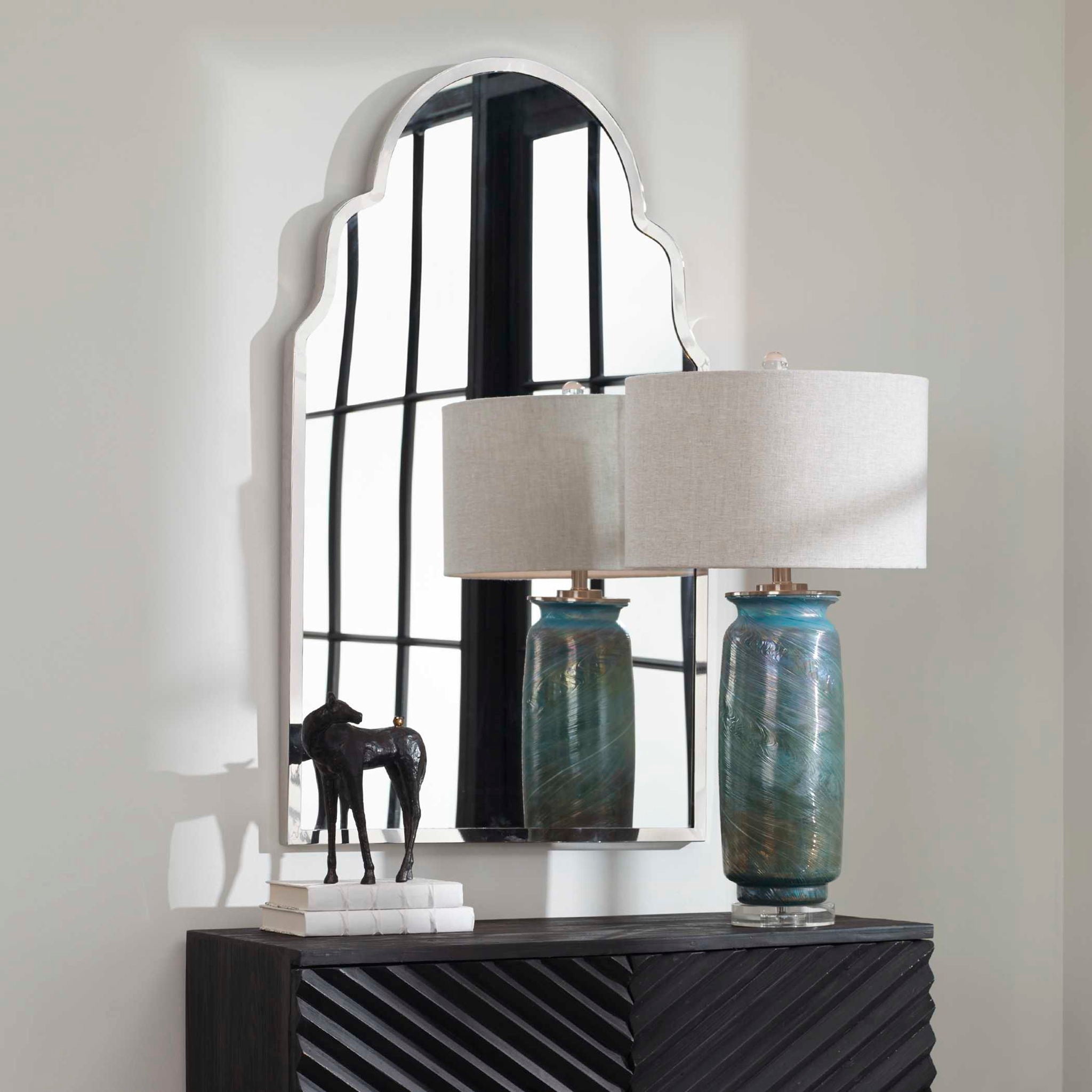 Brayden - Arch Mirror - Nickel - Image 2