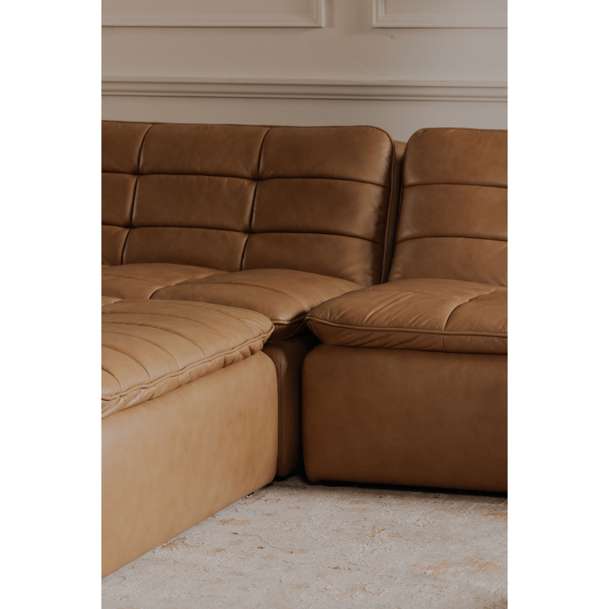 Lino - Armless Modular Sofa - Tan - Image 2