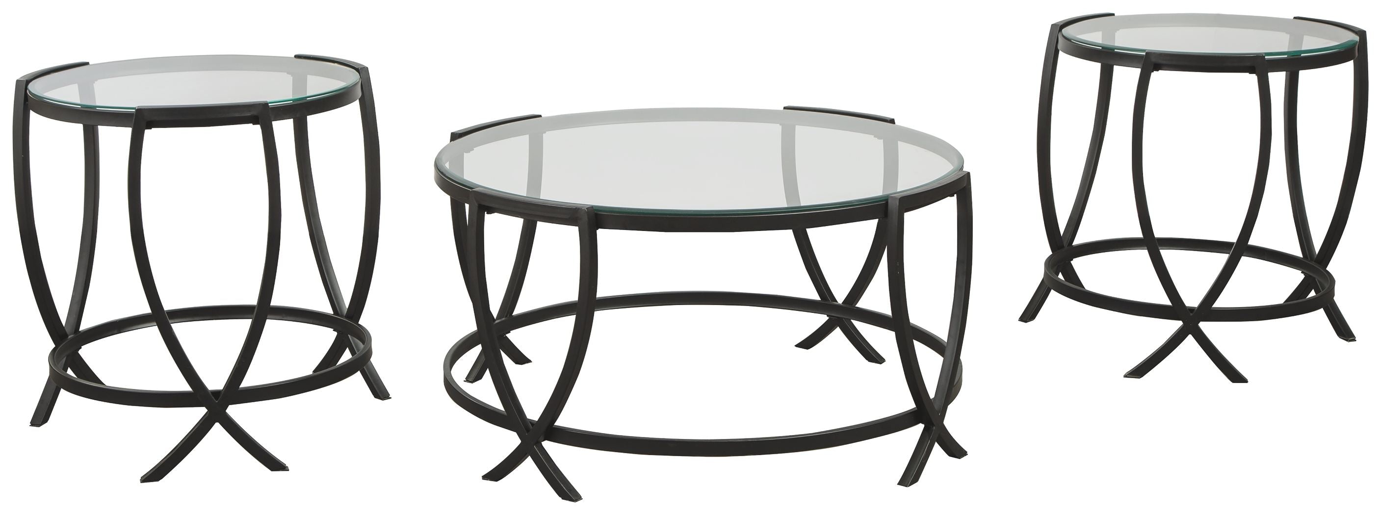 Tarrin - Occasional Table Set (Set of 3) - Black - Image 1