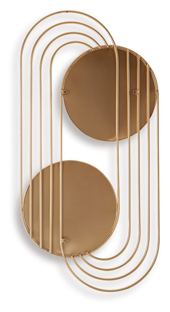 Warrenley - Accent Mirror - Gold Finish - Image 2